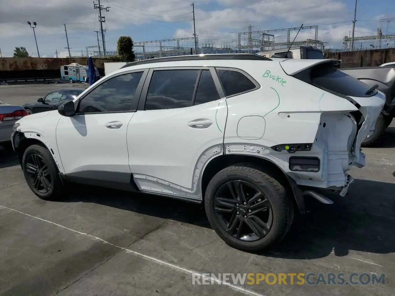 2 Photograph of a damaged car KL77LKEP2SC047911 CHEVROLET TRAX ACTIV 2025