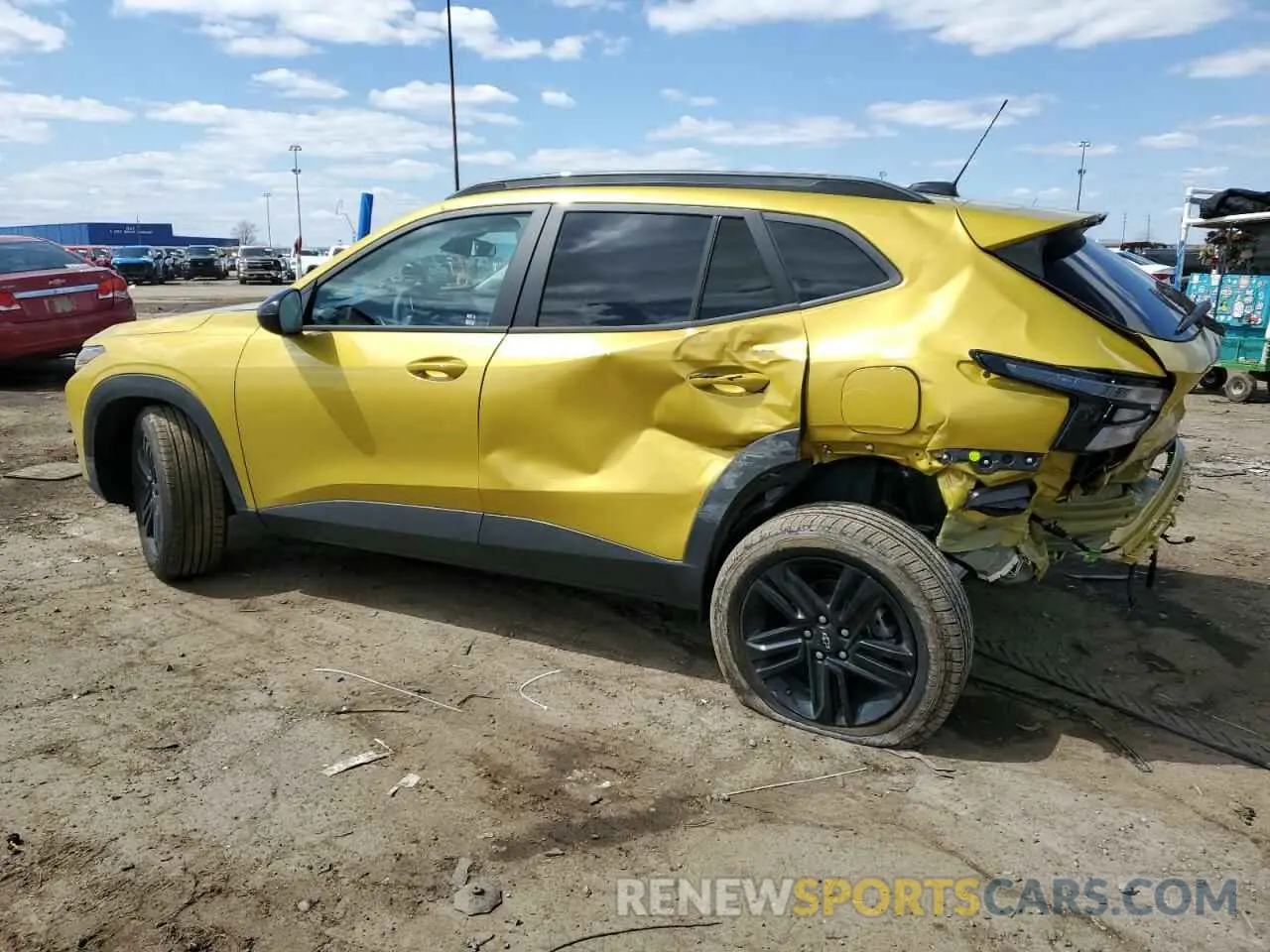 2 Photograph of a damaged car KL77LKEP2SC110862 CHEVROLET TRAX ACTIV 2025