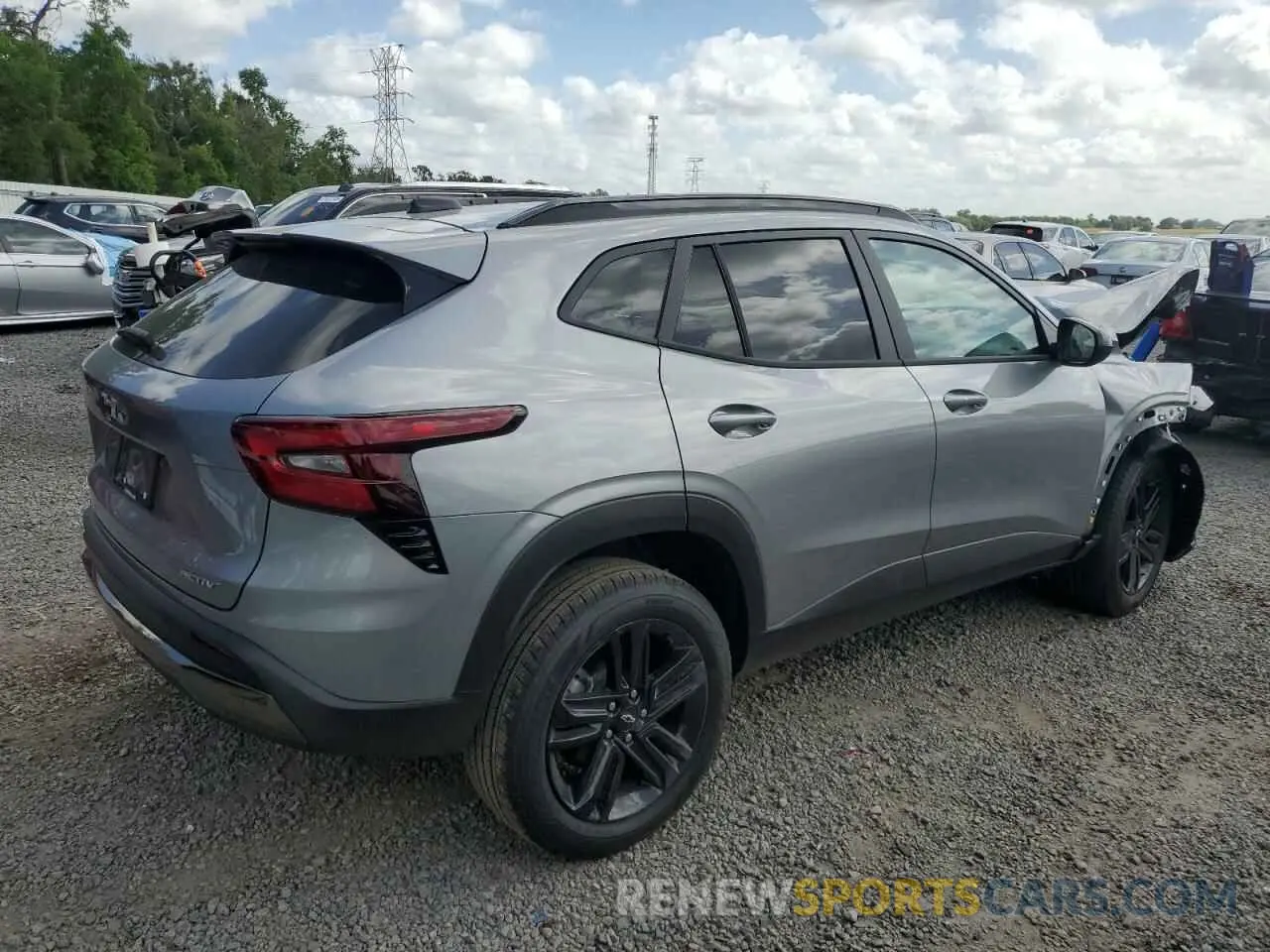 3 Photograph of a damaged car KL77LKEP3SC139173 CHEVROLET TRAX ACTIV 2025