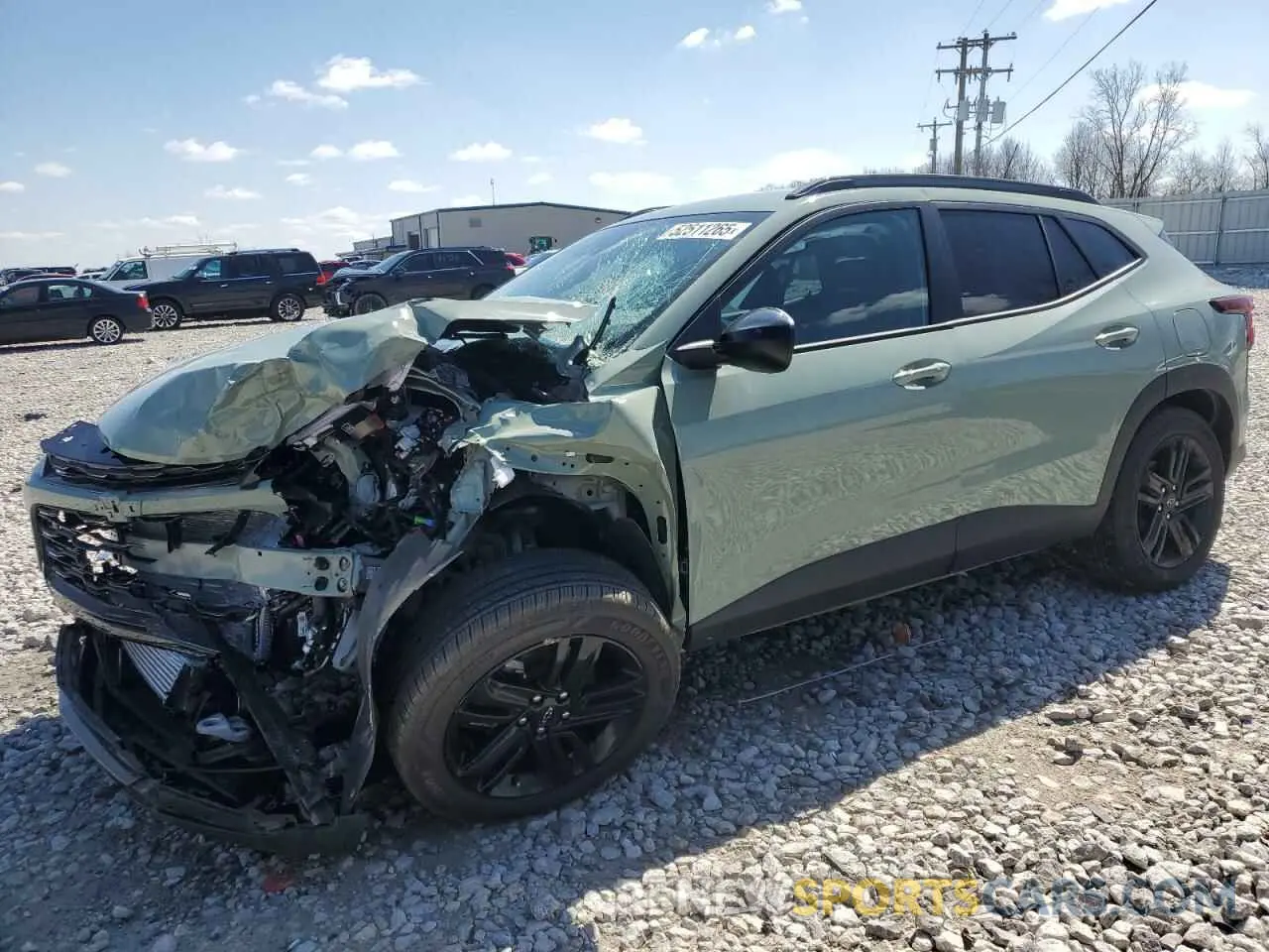1 Photograph of a damaged car KL77LKEP4SC125993 CHEVROLET TRAX ACTIV 2025