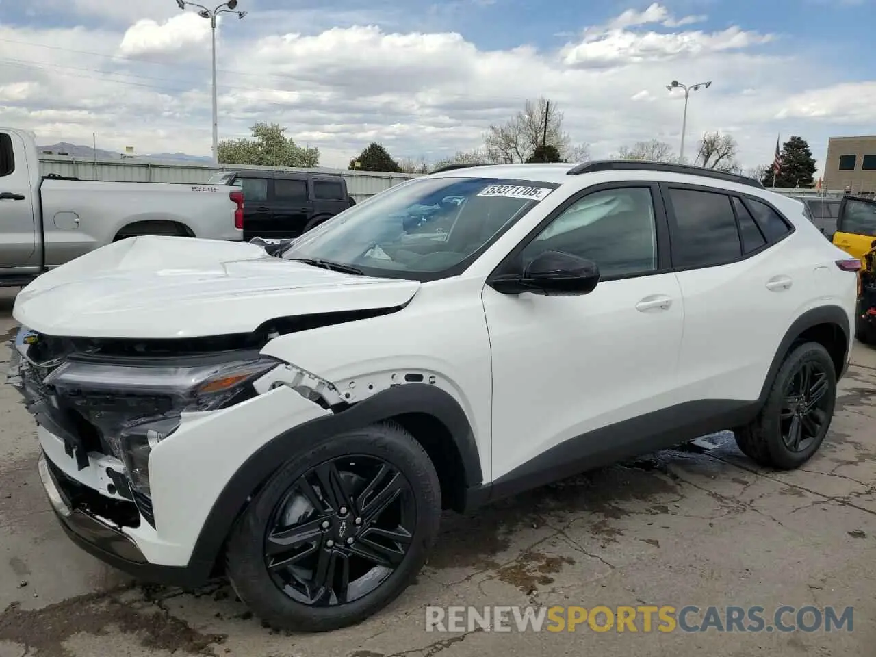 1 Photograph of a damaged car KL77LKEP6SC152693 CHEVROLET TRAX ACTIV 2025