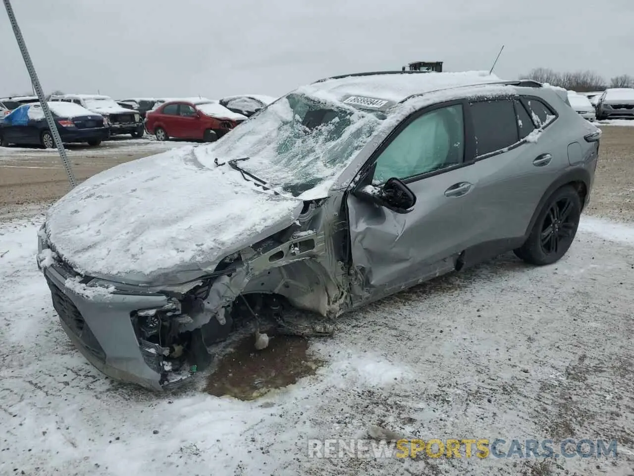 1 Photograph of a damaged car KL77LKEP8SC019949 CHEVROLET TRAX ACTIV 2025
