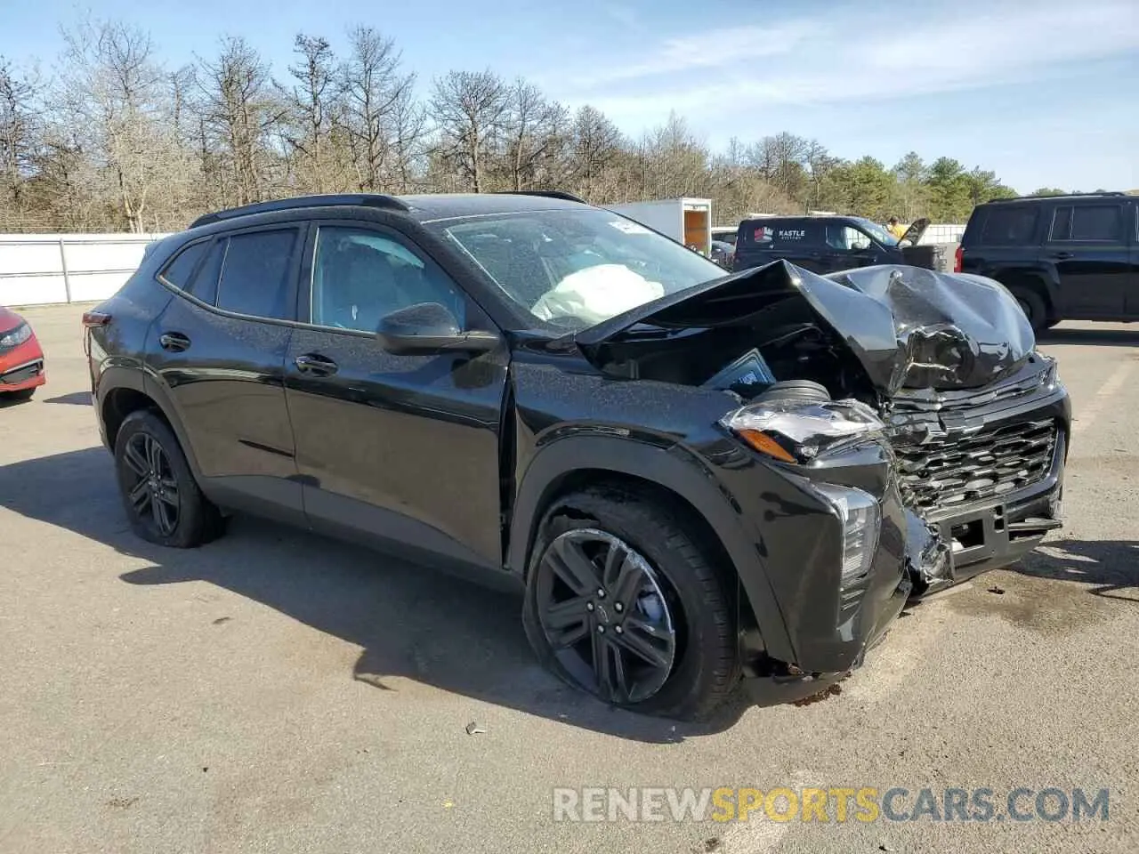 4 Photograph of a damaged car KL77LKEP9SC098581 CHEVROLET TRAX ACTIV 2025