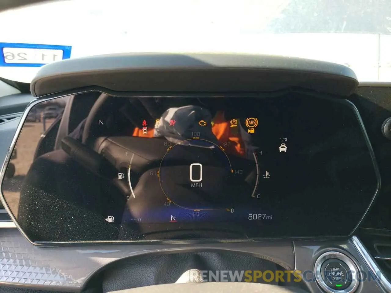 9 Photograph of a damaged car KL77LKEP9SC102595 CHEVROLET TRAX ACTIV 2025