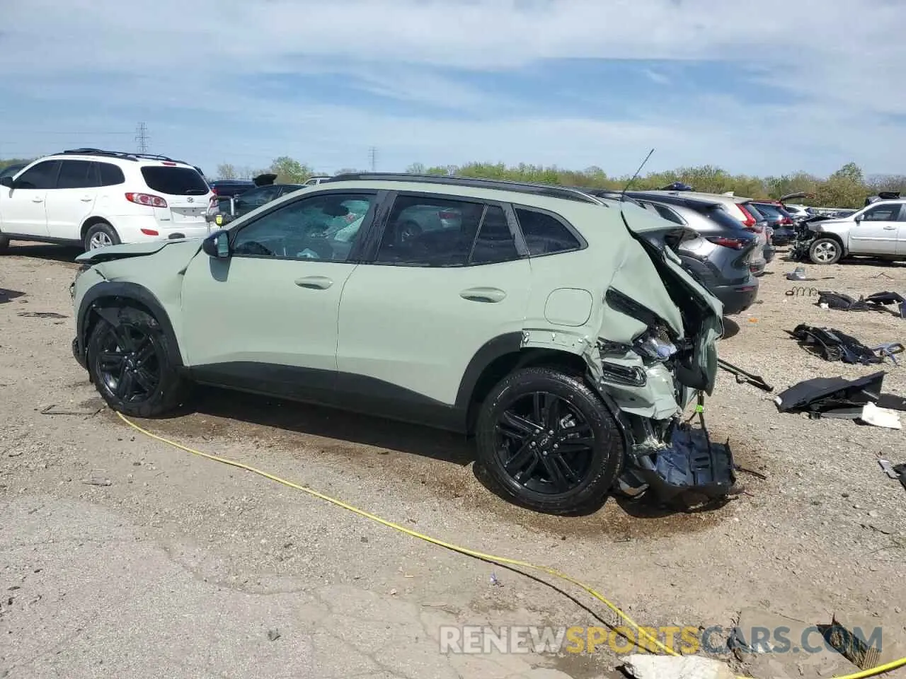 2 Photograph of a damaged car KL77LKEPXSC061572 CHEVROLET TRAX ACTIV 2025