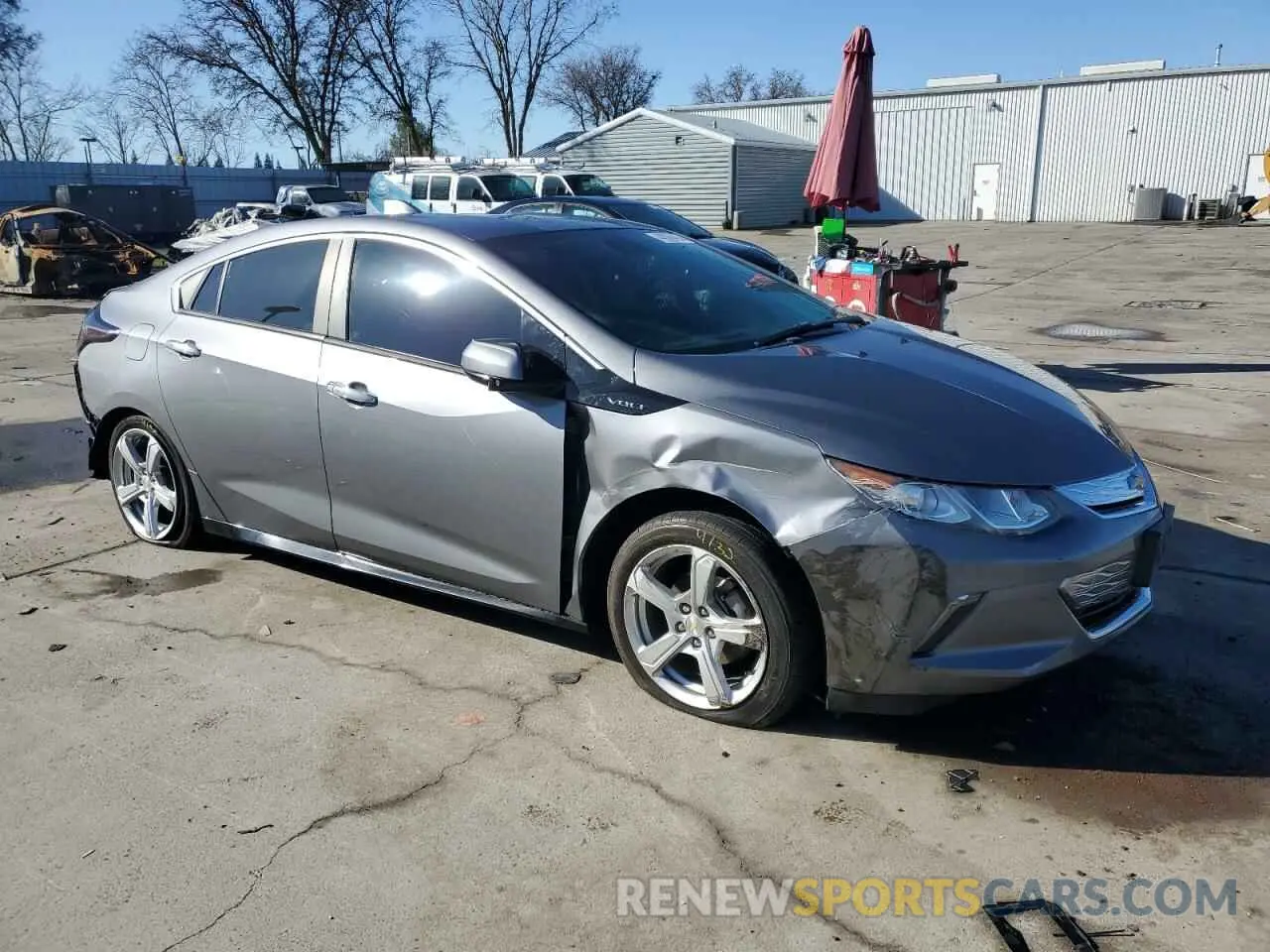 4 Photograph of a damaged car 1G1RC6S51KU121909 CHEVROLET VOLT 2019