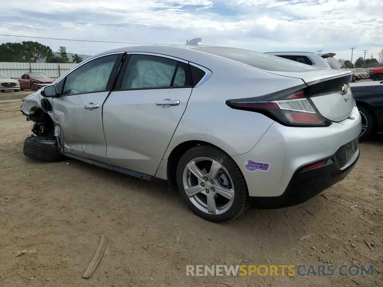 2 Photograph of a damaged car 1G1RC6S54KU128580 CHEVROLET VOLT 2019