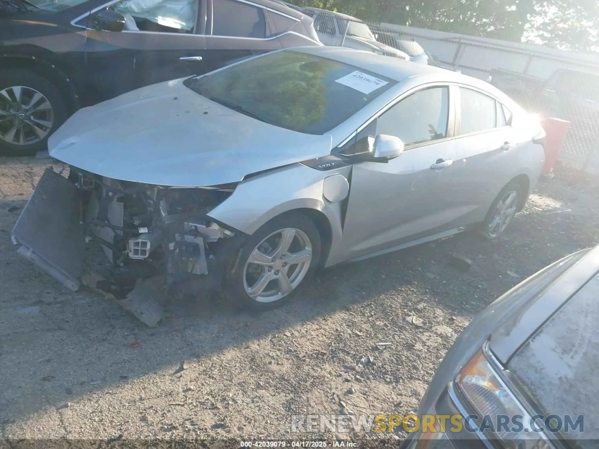 2 Photograph of a damaged car 1G1RC6S57KU108226 CHEVROLET VOLT 2019