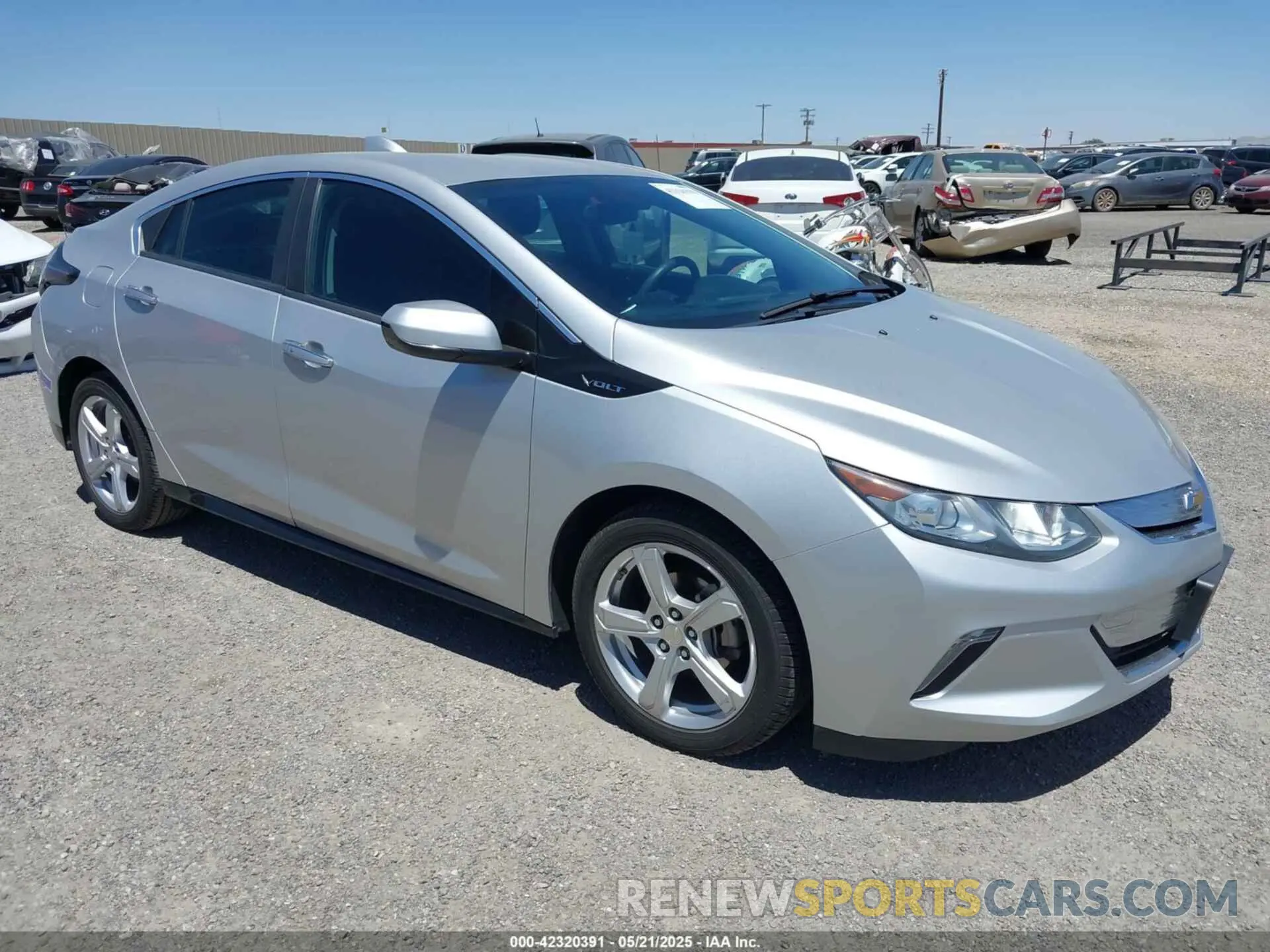 1 Photograph of a damaged car 1G1RC6S57KU128671 CHEVROLET VOLT 2019