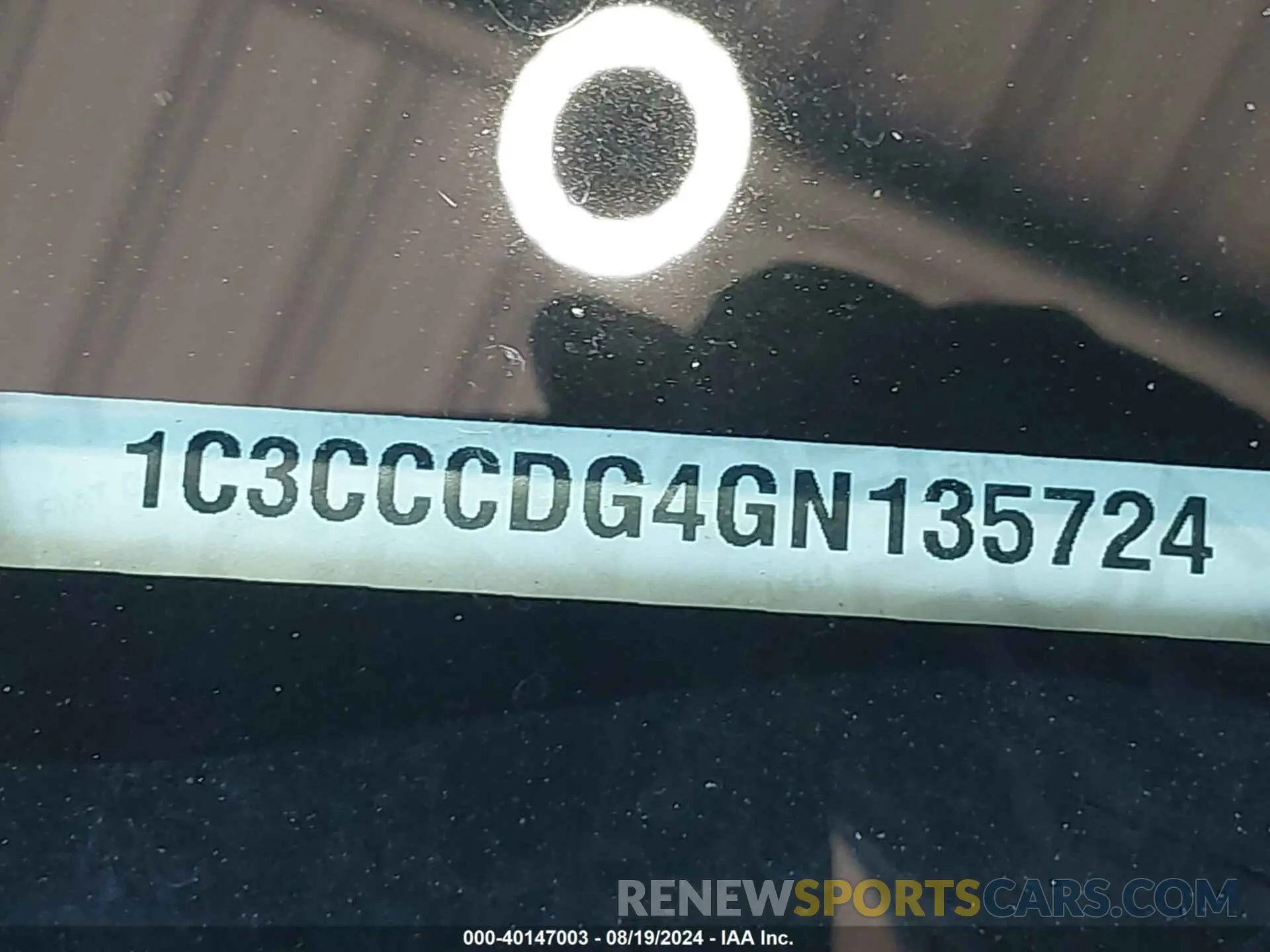 9 Photograph of a damaged car 1C3CCCDG4GN135724 CHRYSLER 200 2016