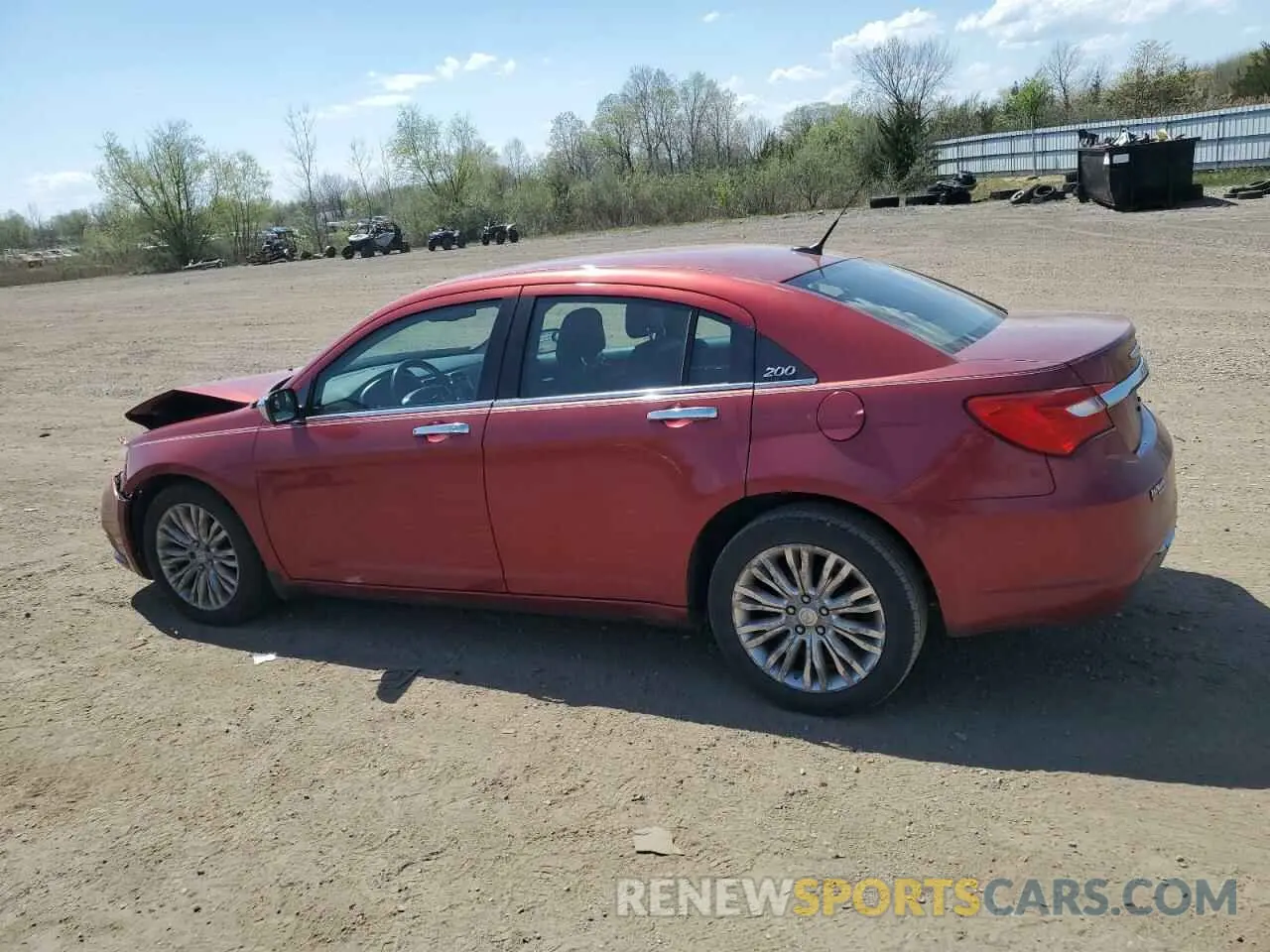 2 Photograph of a damaged car 1C3BC2FG4BN527145 CHRYSLER 200 2023