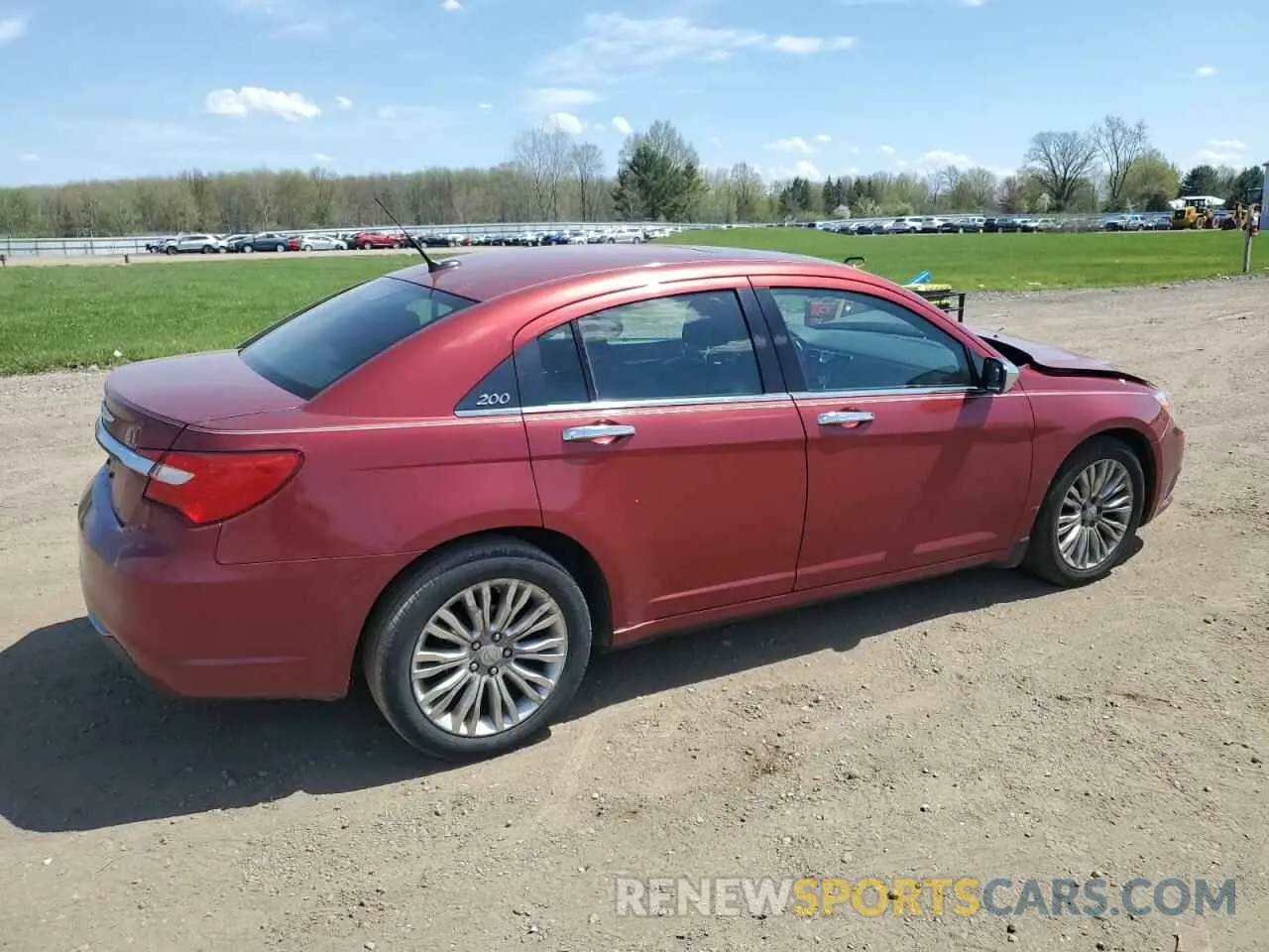3 Photograph of a damaged car 1C3BC2FG4BN527145 CHRYSLER 200 2023