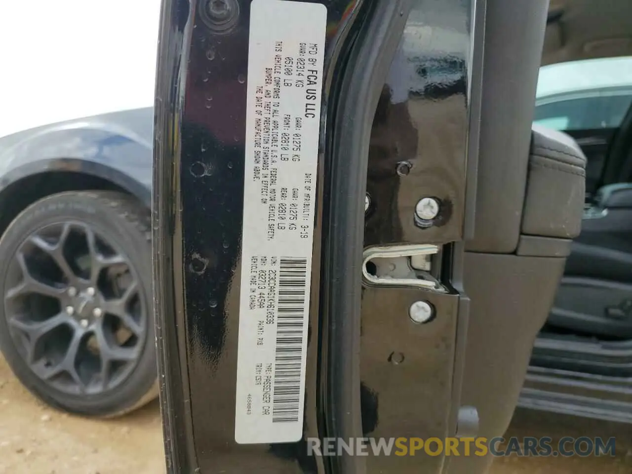 13 Photograph of a damaged car 2C3CCAAG1KH610336 CHRYSLER 300 2019