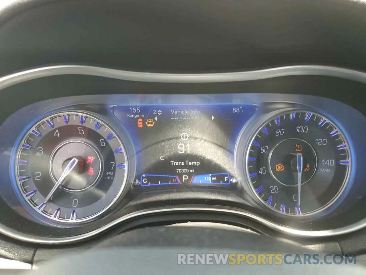 9 Photograph of a damaged car 2C3CCAAGXKH723055 CHRYSLER 300 2019