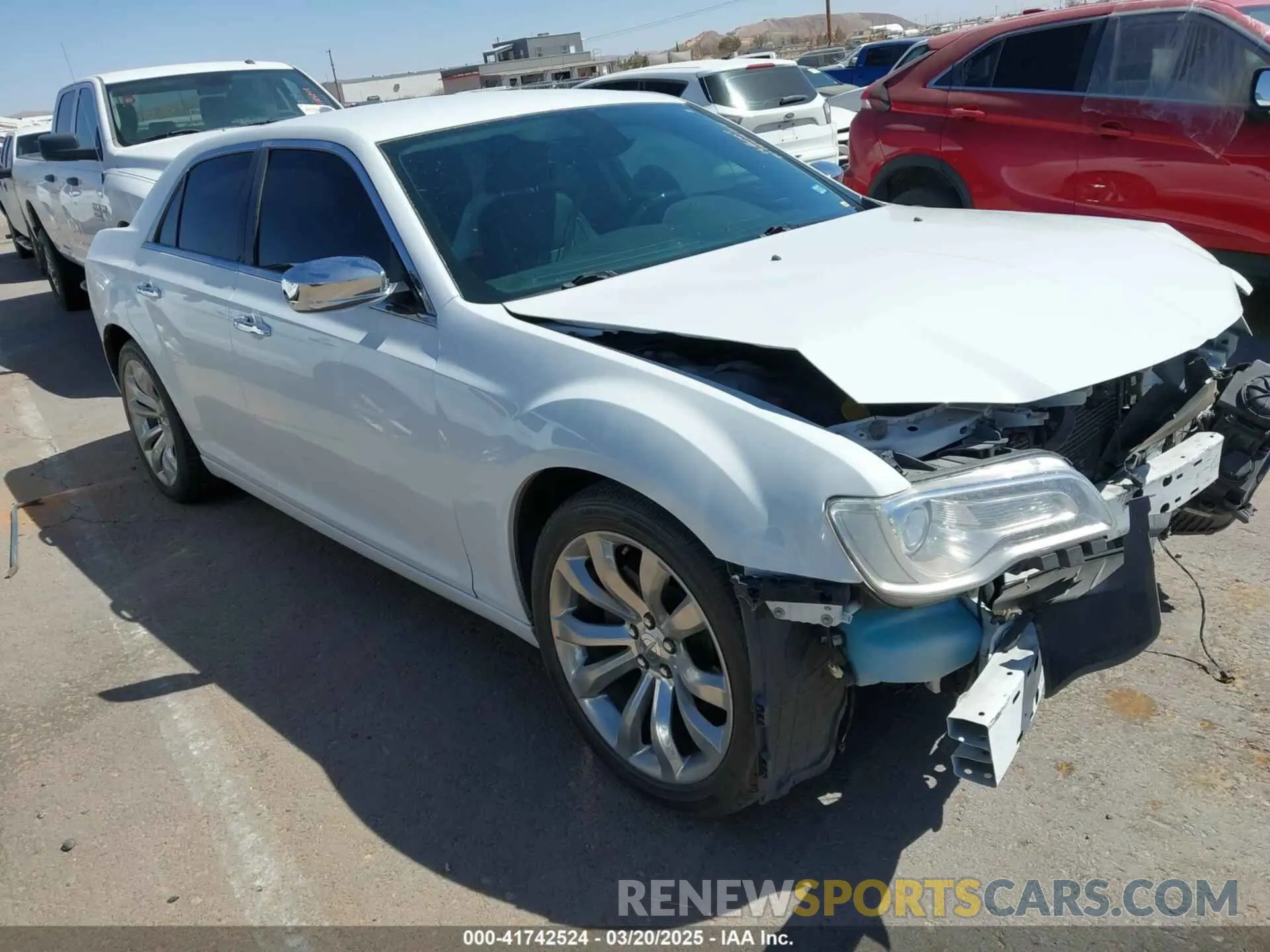 1 Photograph of a damaged car 2C3CCAEG0KH614095 CHRYSLER 300 2019