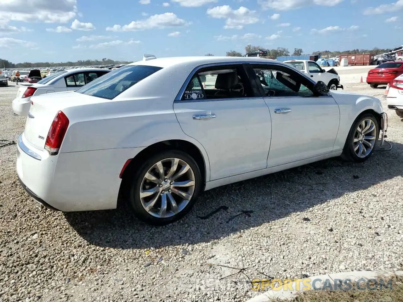 3 Photograph of a damaged car 2C3CCAEG2KH698078 CHRYSLER 300 2019