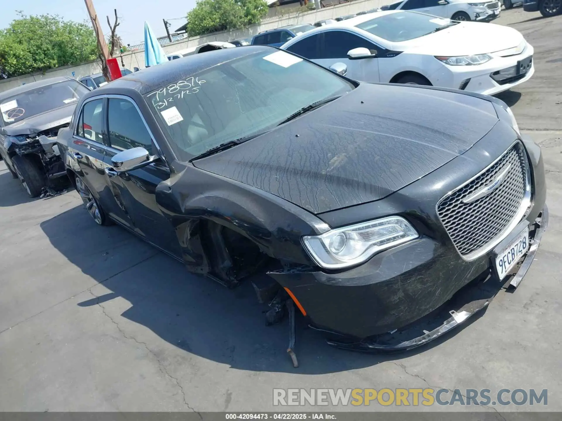 1 Photograph of a damaged car 2C3CCAEG3KH697988 CHRYSLER 300 2019
