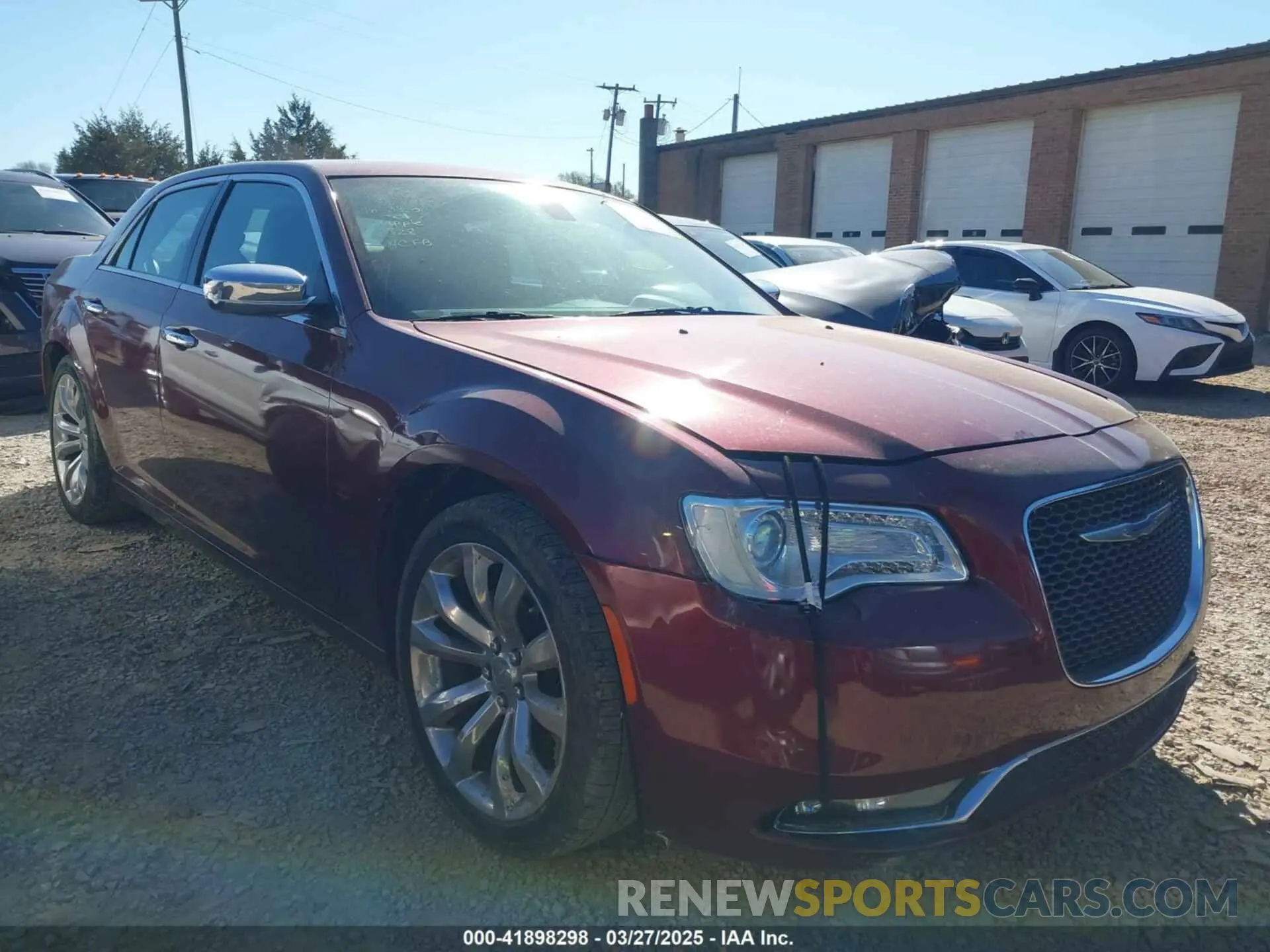 1 Photograph of a damaged car 2C3CCAEG7KH534180 CHRYSLER 300 2019