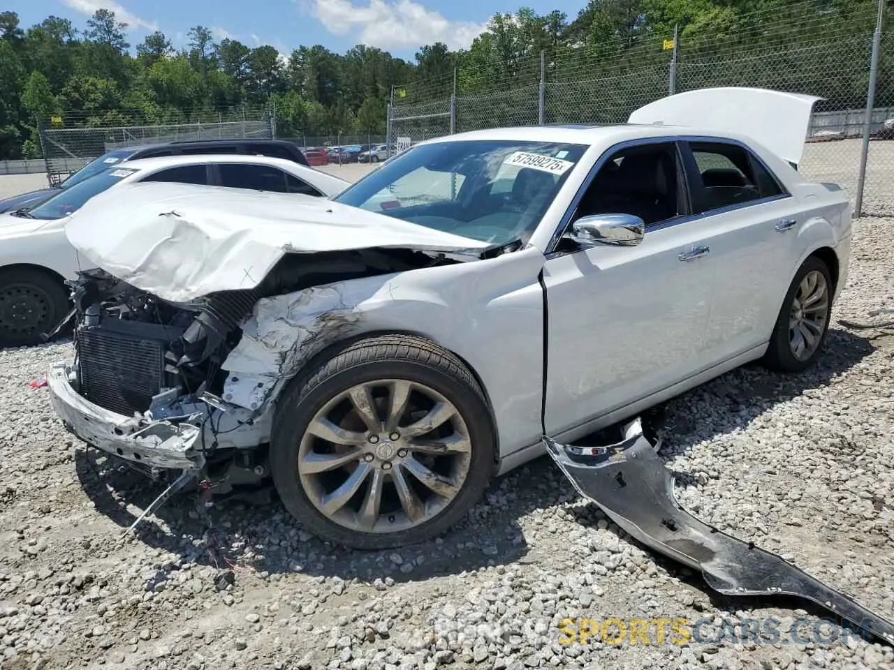 1 Photograph of a damaged car 2C3CCAEG7KH573285 CHRYSLER 300 2019