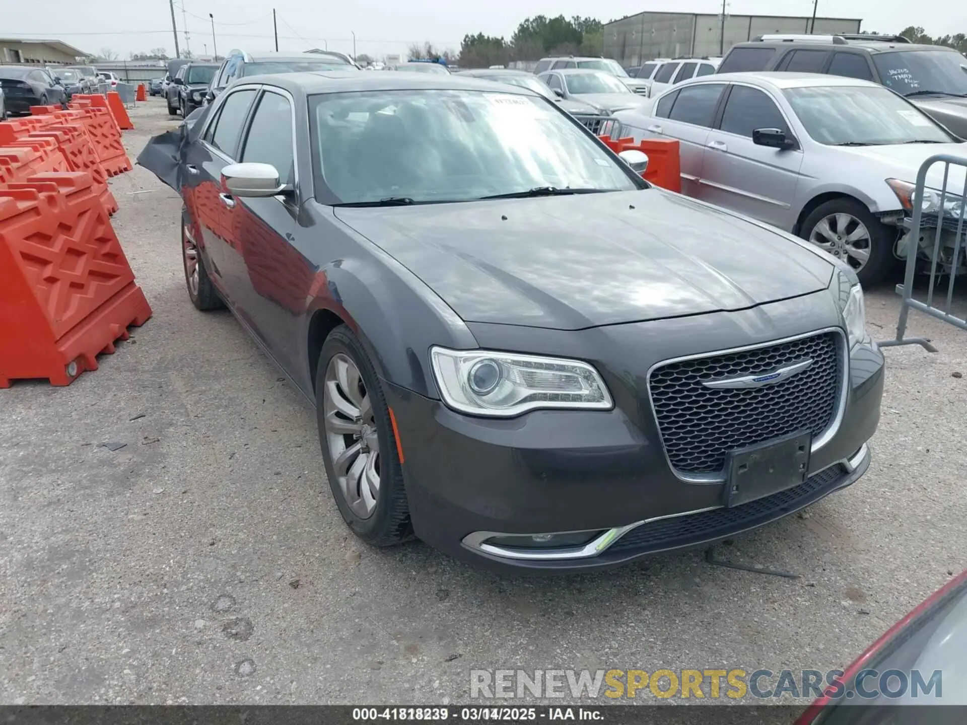1 Photograph of a damaged car 2C3CCAEG8KH594727 CHRYSLER 300 2019