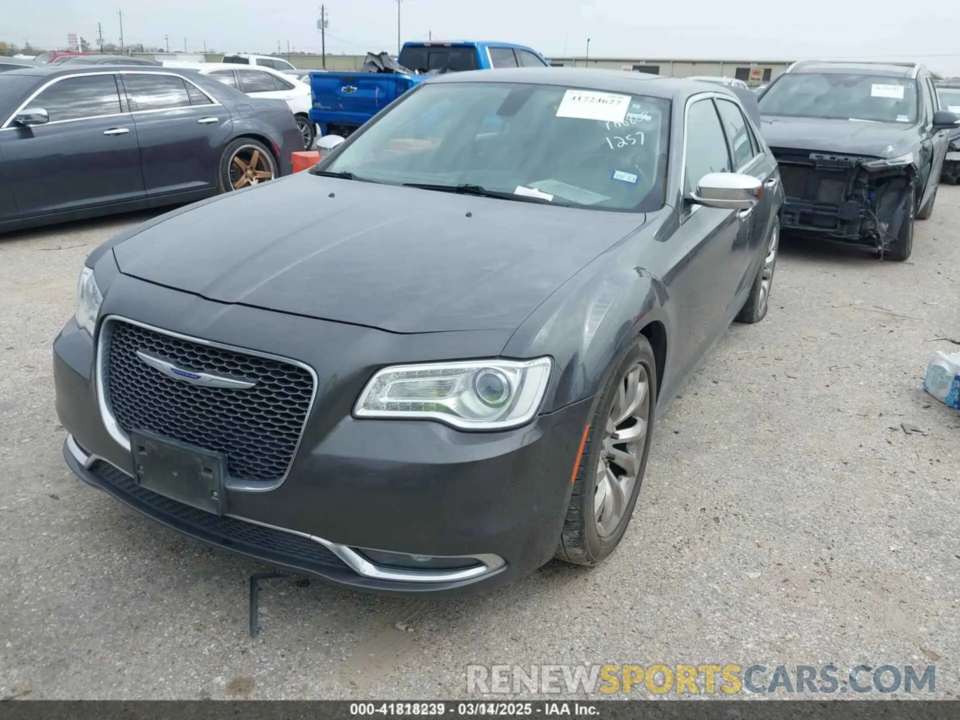 2 Photograph of a damaged car 2C3CCAEG8KH594727 CHRYSLER 300 2019