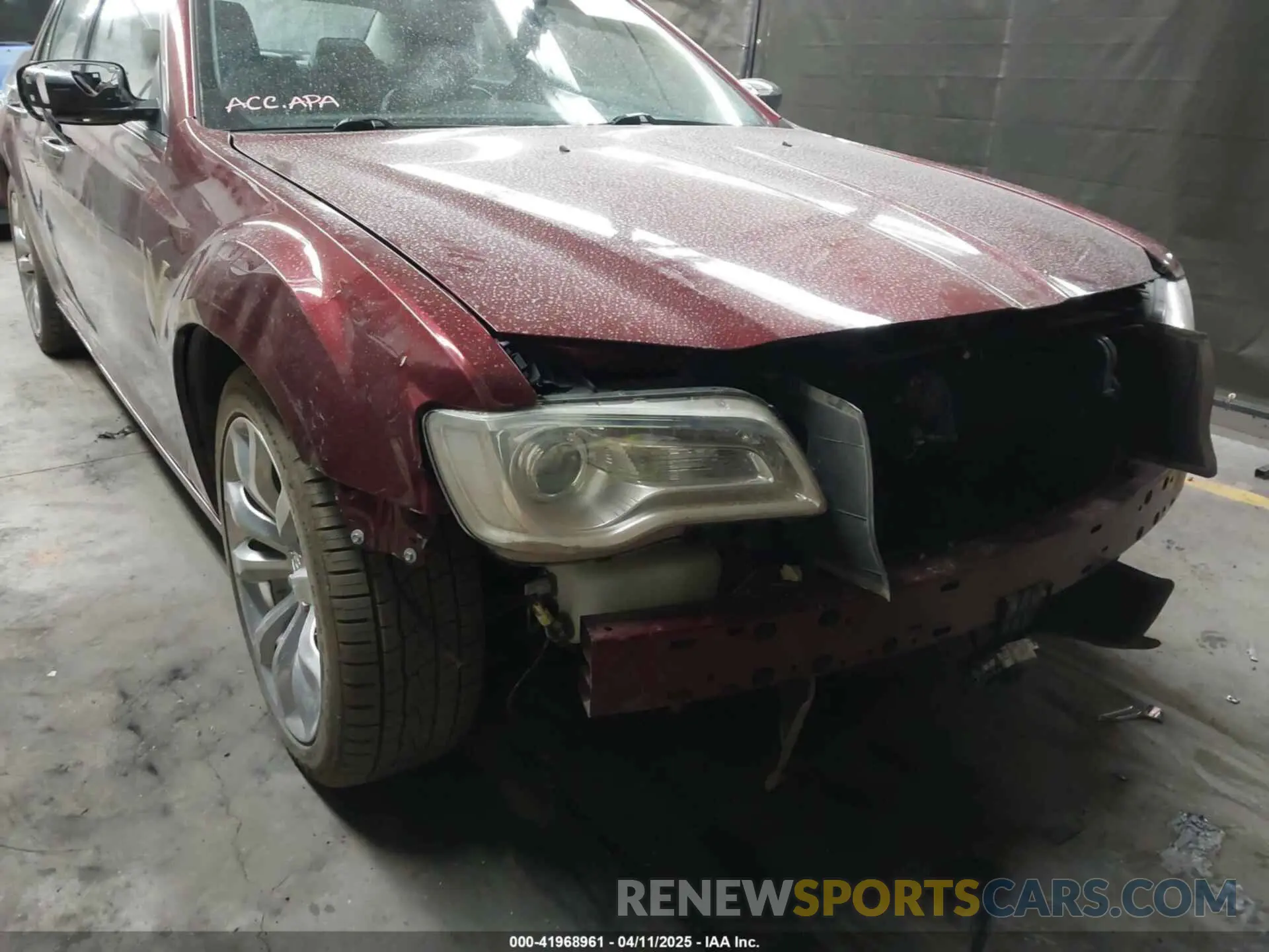 6 Photograph of a damaged car 2C3CCAEG8KH722545 CHRYSLER 300 2019