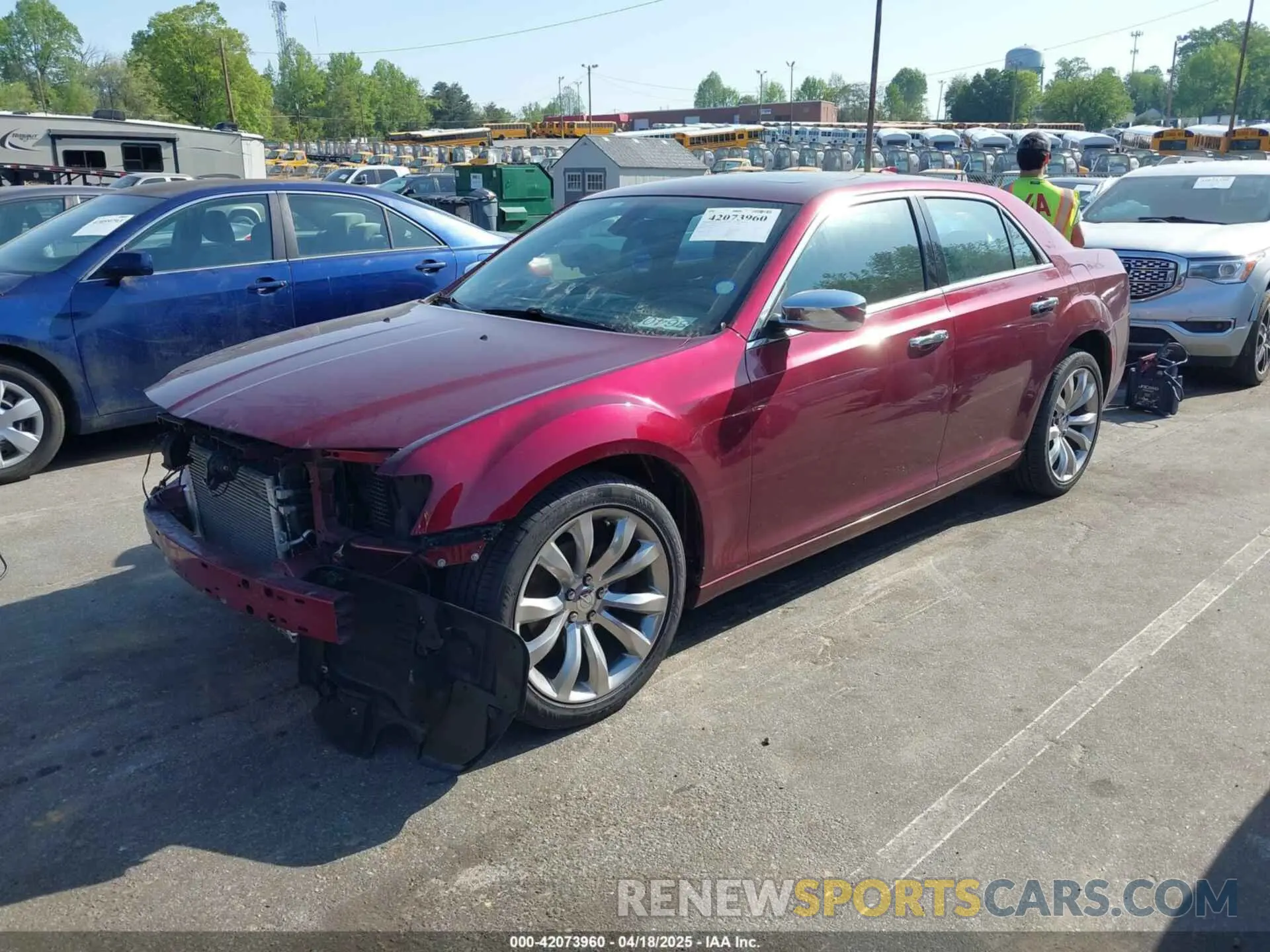2 Photograph of a damaged car 2C3CCAEG9KH631199 CHRYSLER 300 2019