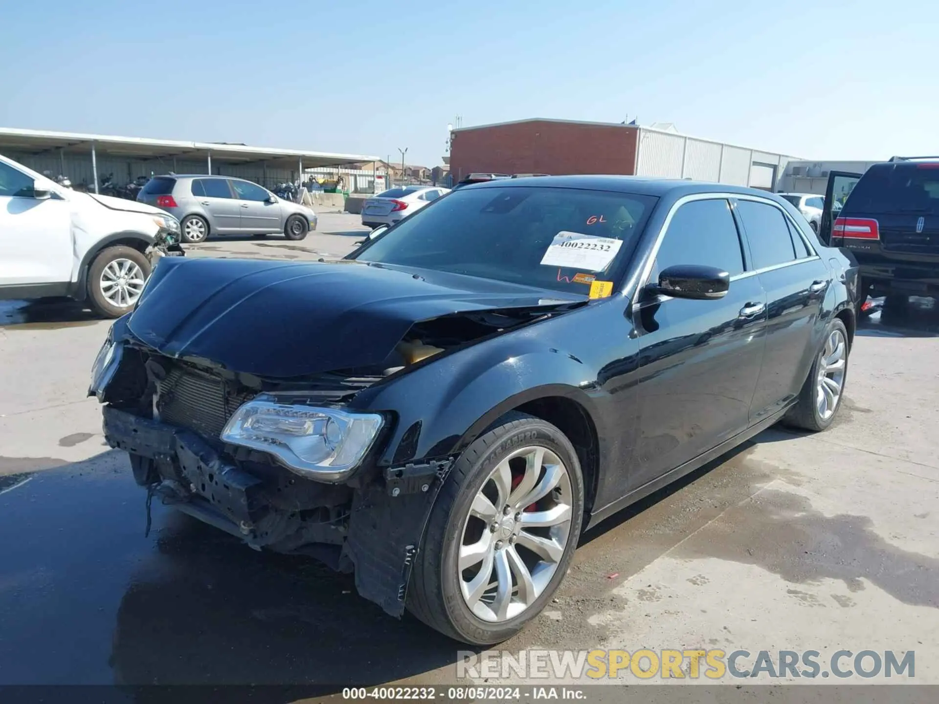 2 Photograph of a damaged car 2C3CCAEG9KH705883 CHRYSLER 300 2019