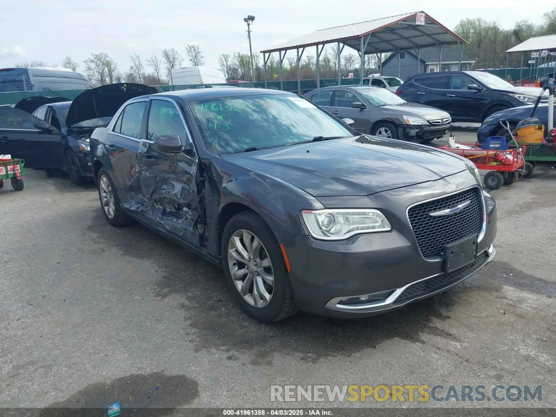 1 Photograph of a damaged car 2C3CCARG3KH581149 CHRYSLER 300 2019