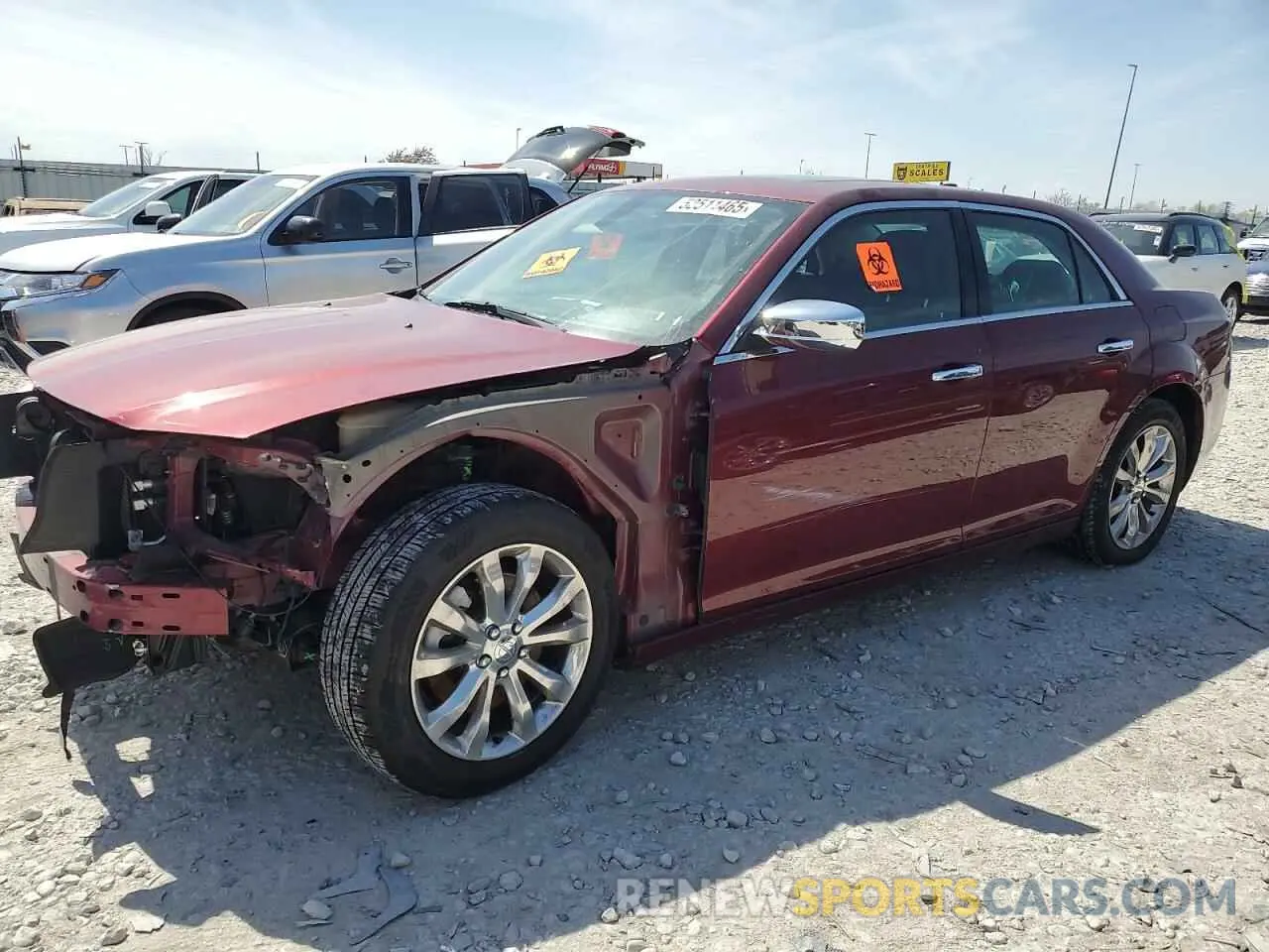 1 Photograph of a damaged car 2C3CCAKG4LH131649 CHRYSLER 300 2020