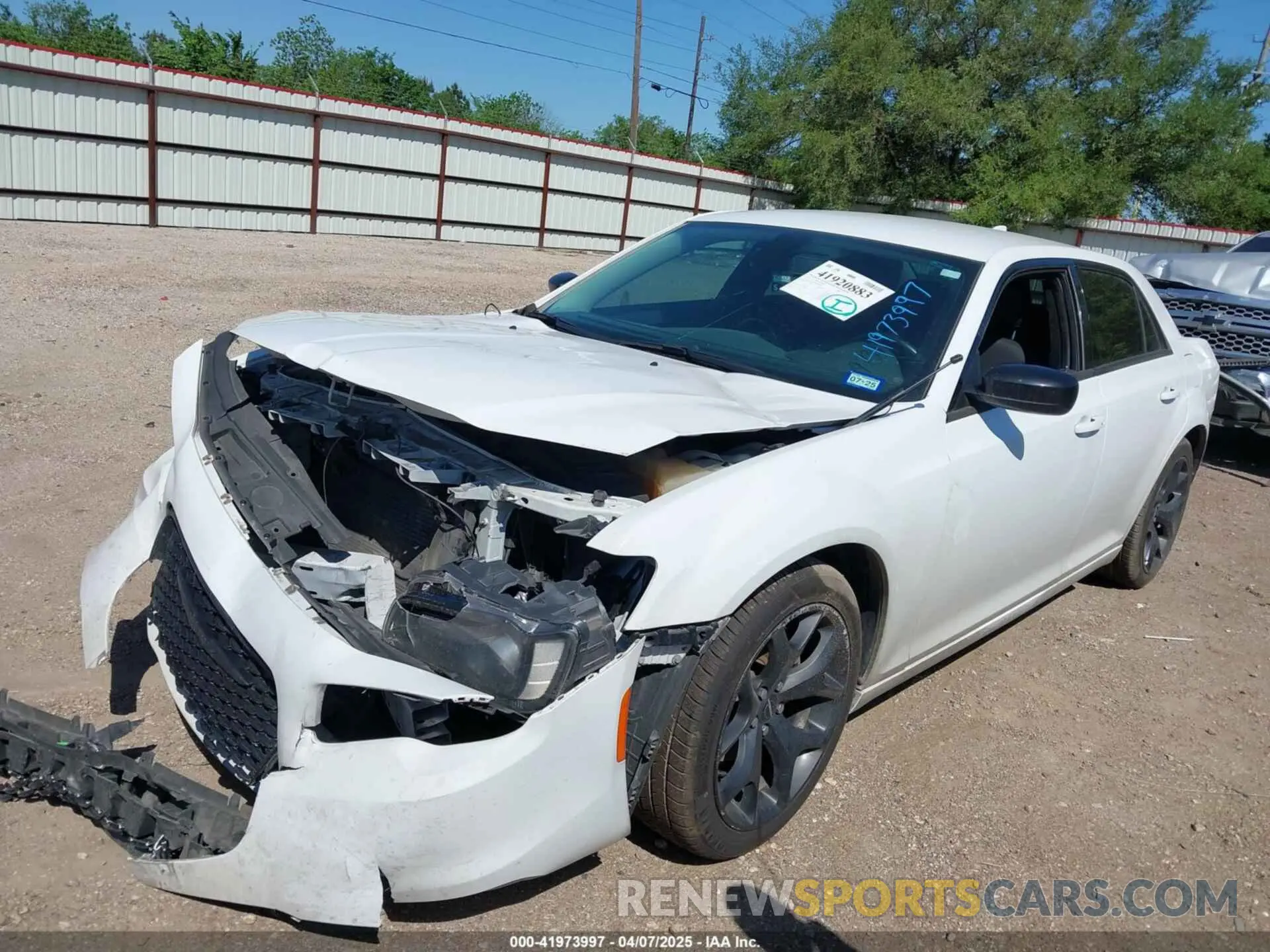 2 Photograph of a damaged car 2C3CCAAG9MH580215 CHRYSLER 300 2021