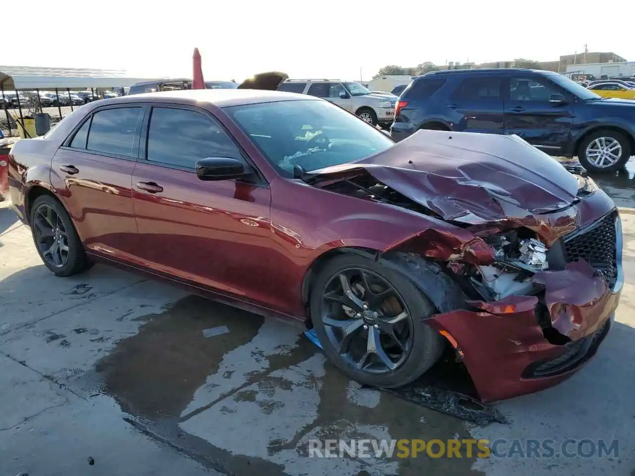 4 Photograph of a damaged car 2C3CCAAG9MH653986 CHRYSLER 300 2021