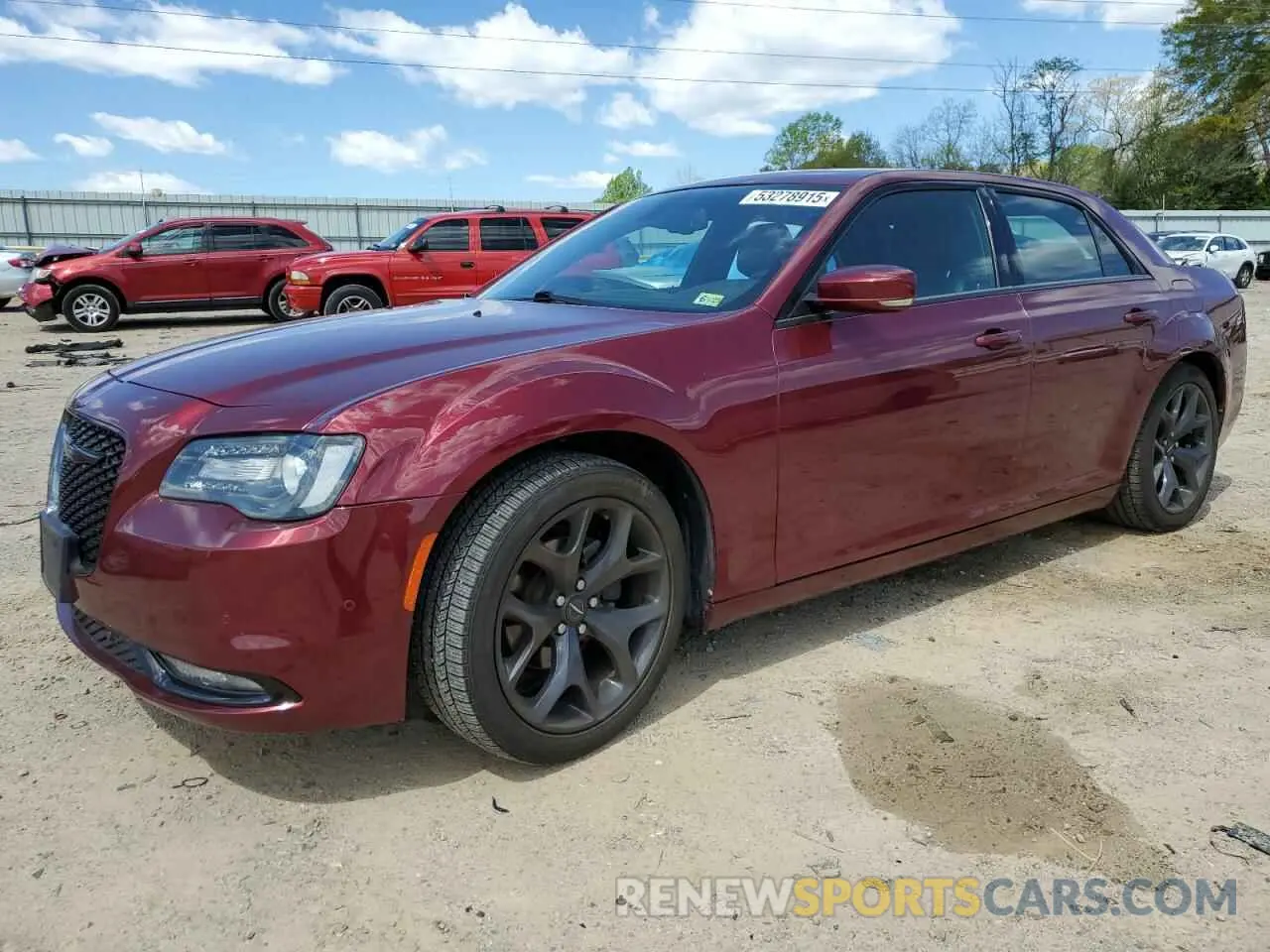 1 Photograph of a damaged car 2C3CCABG2MH550021 CHRYSLER 300 2021