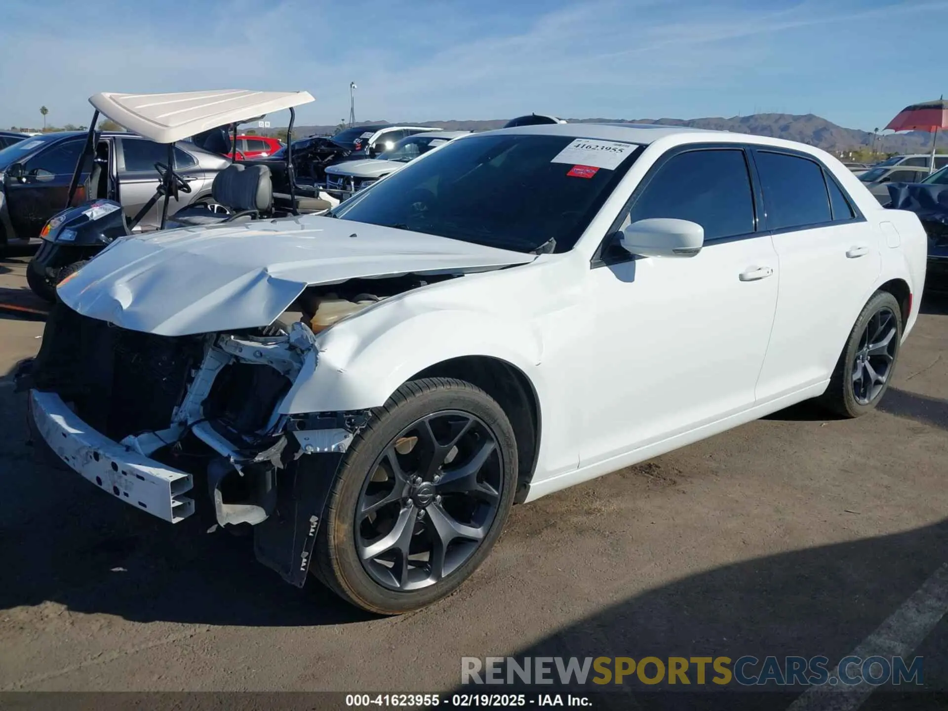 2 Photograph of a damaged car 2C3CCABG8MH537354 CHRYSLER 300 2021