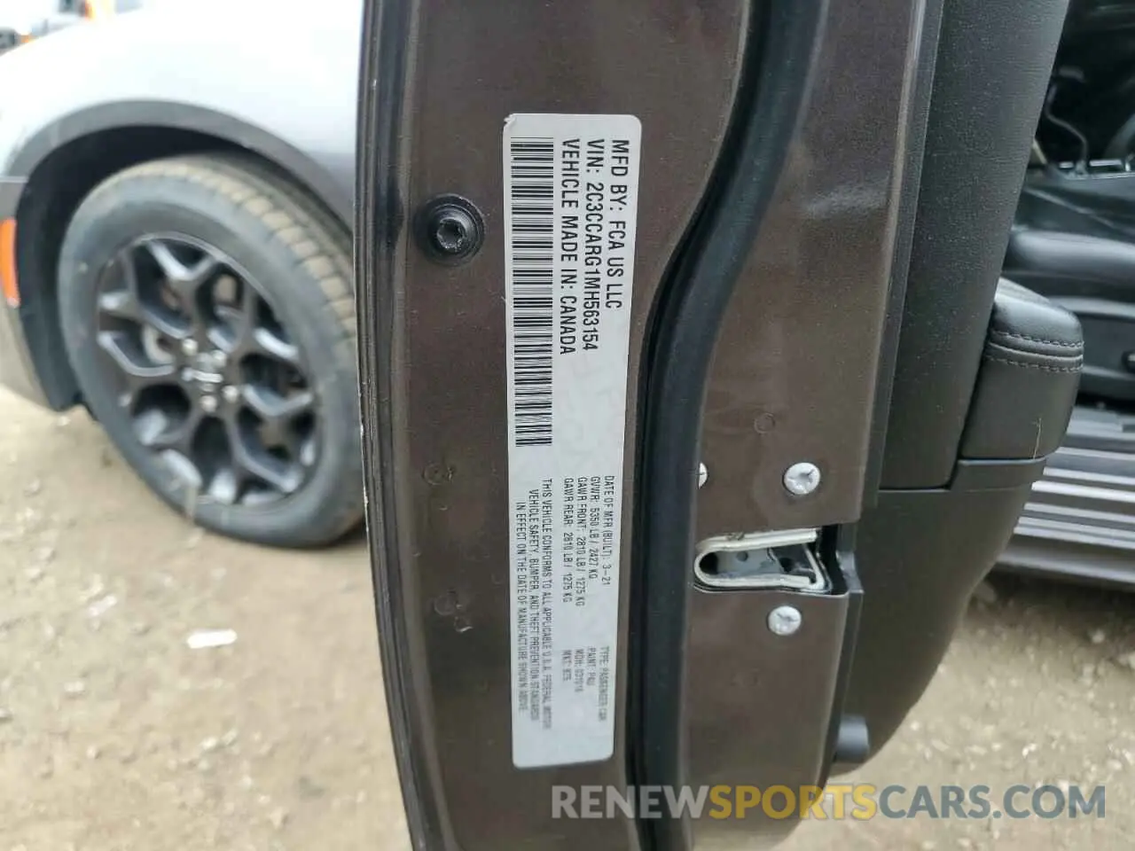 12 Photograph of a damaged car 2C3CCARG1MH563154 CHRYSLER 300 2021