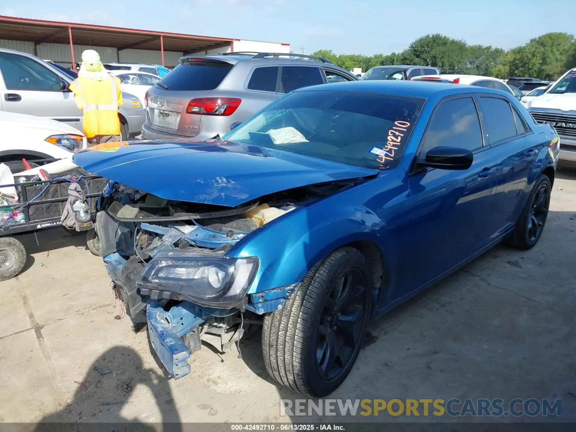 2 Photograph of a damaged car 2C3CCAAG9NH179510 CHRYSLER 300 2022