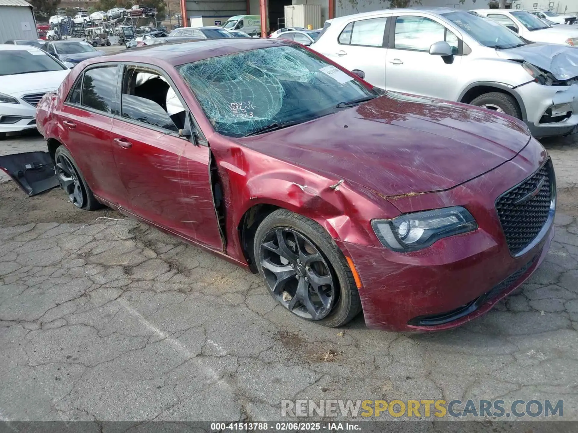 1 Photograph of a damaged car 2C3CCABG9NH123713 CHRYSLER 300 2022