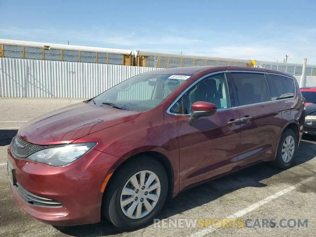 1 Photograph of a damaged car 2C4RC1AG6LR258694 CHRYSLER MINIVAN 2020