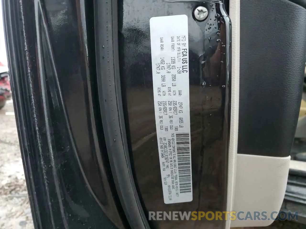 13 Photograph of a damaged car 2C4RC1DG1LR156747 CHRYSLER MINIVAN 2020