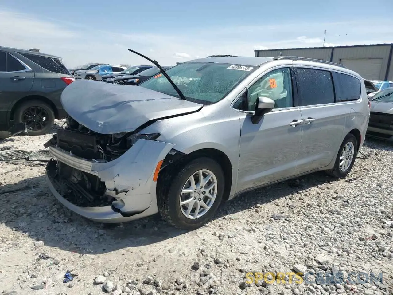 1 Photograph of a damaged car 2C4RC1DG0MR537880 CHRYSLER MINIVAN 2021