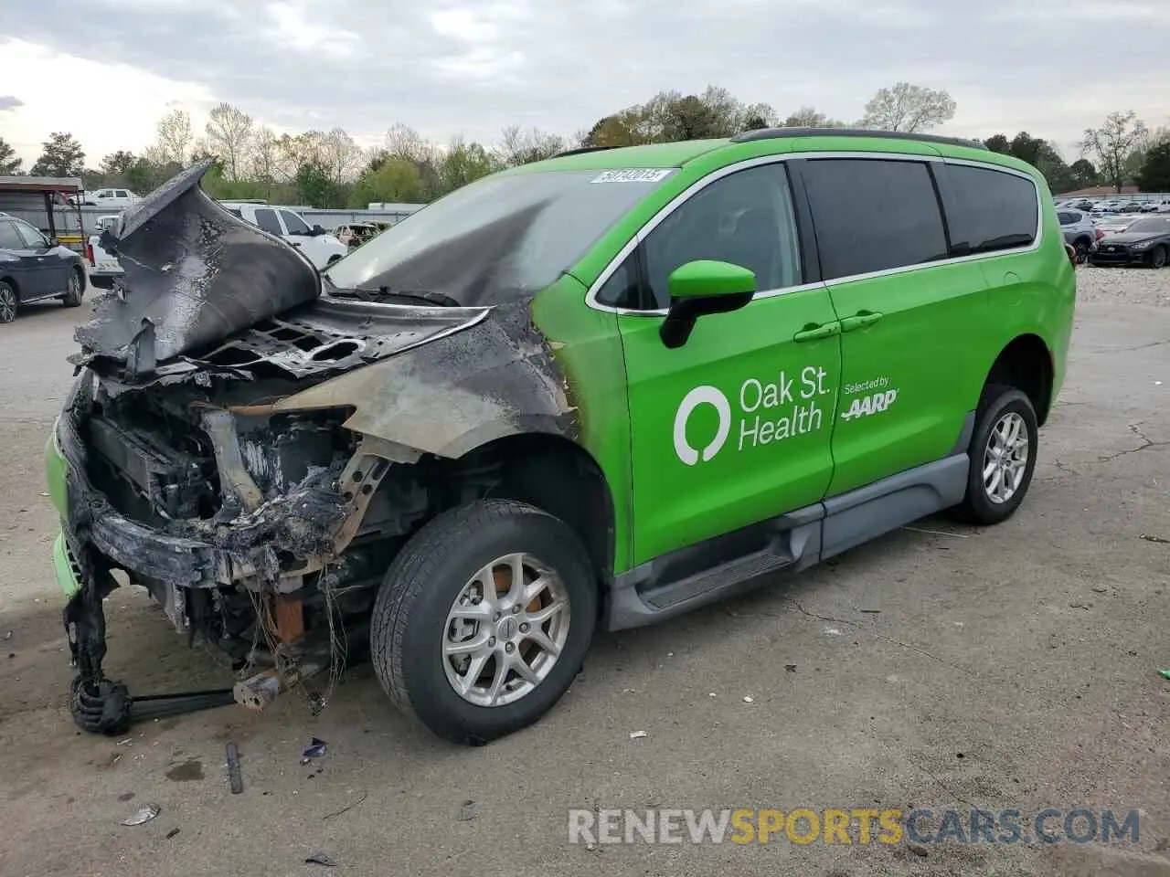 1 Photograph of a damaged car 2C4RC1DG0MR604011 CHRYSLER MINIVAN 2021