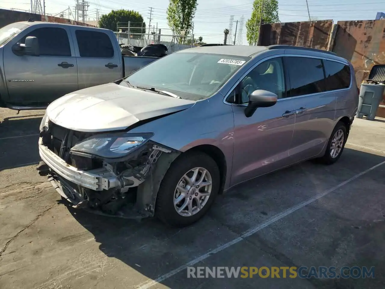 1 Photograph of a damaged car 2C4RC1DG4MR534139 CHRYSLER MINIVAN 2021