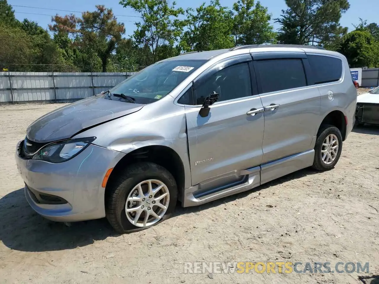 1 Photograph of a damaged car 2C4RC1DG6MR530576 CHRYSLER MINIVAN 2021