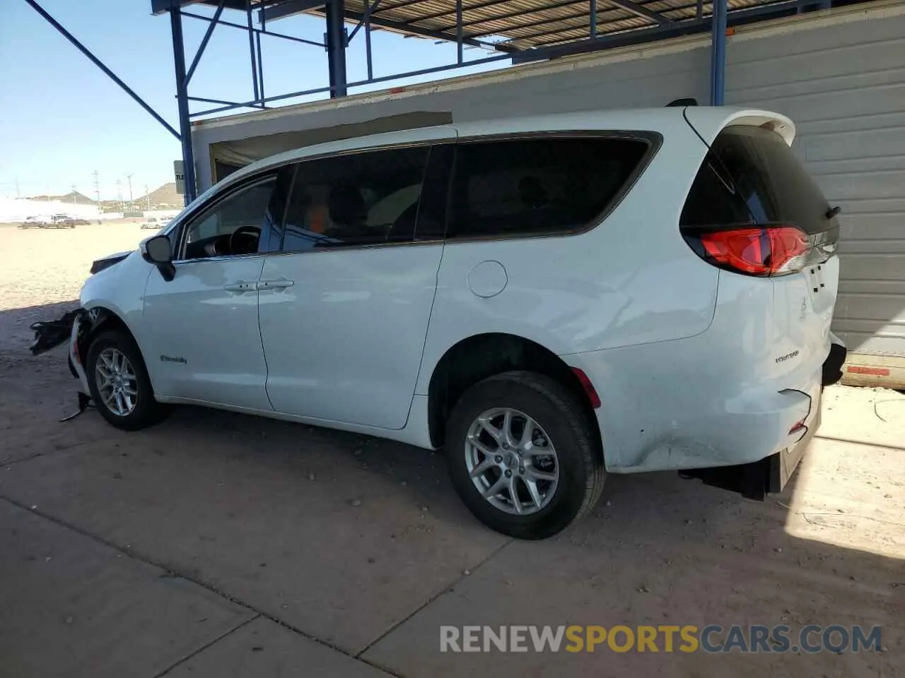 2 Photograph of a damaged car 2C4RC1CG6NR212220 CHRYSLER MINIVAN 2022