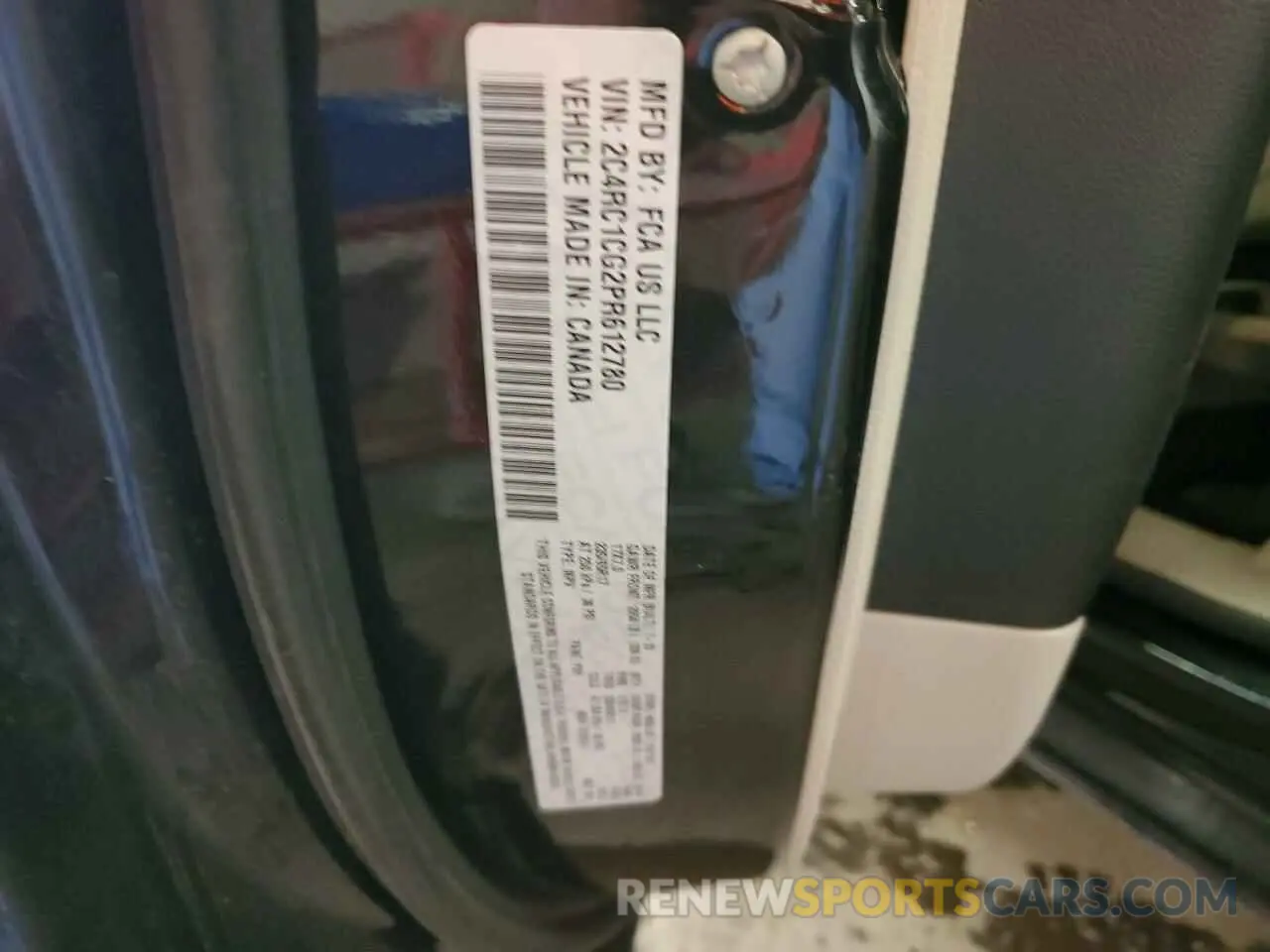 13 Photograph of a damaged car 2C4RC1CG2PR612780 CHRYSLER MINIVAN 2023