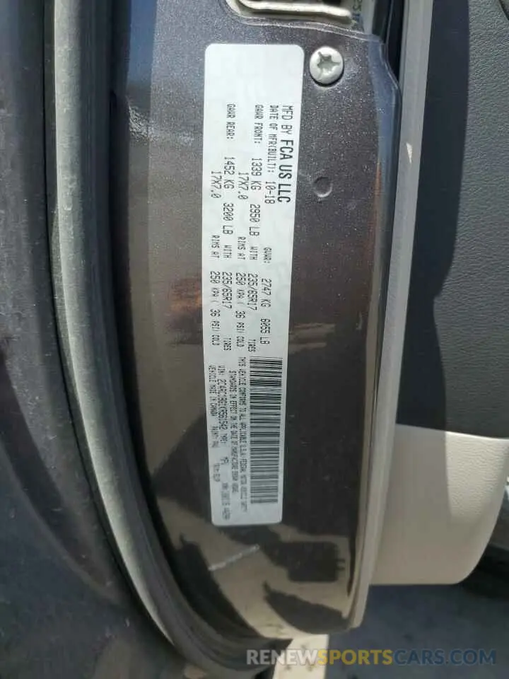 13 Photograph of a damaged car 2C4RC1BG1KR561542 CHRYSLER PACIFICA 2019