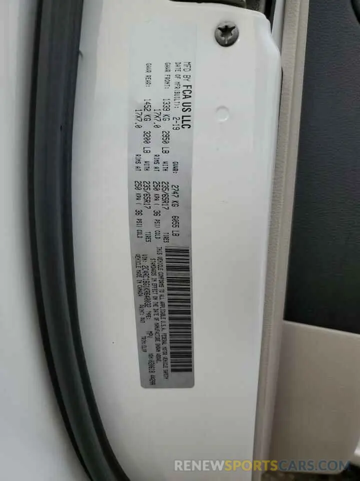 13 Photograph of a damaged car 2C4RC1BG1KR640032 CHRYSLER PACIFICA 2019