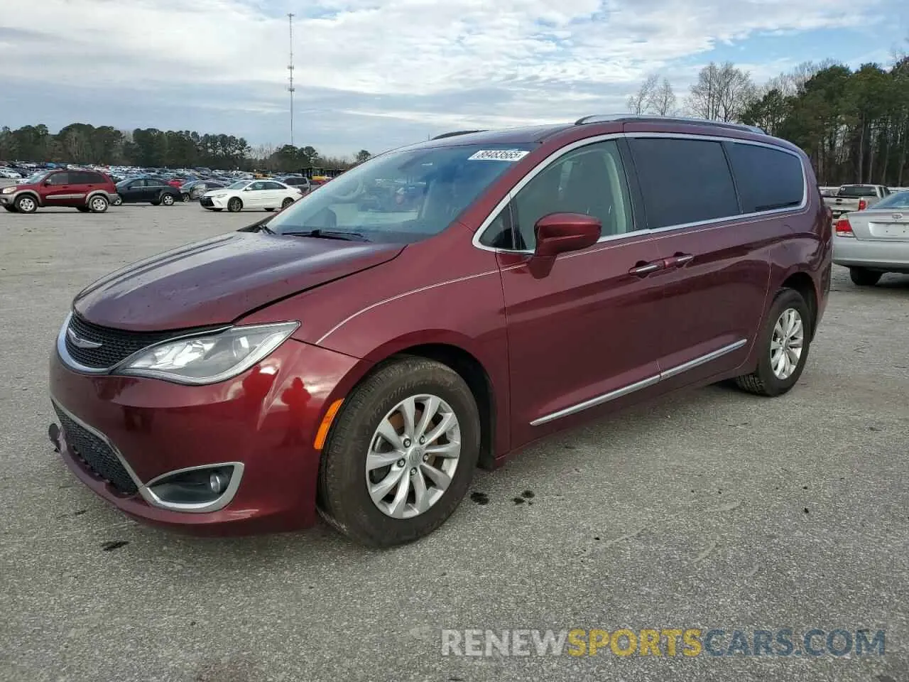 1 Photograph of a damaged car 2C4RC1BG3KR596762 CHRYSLER PACIFICA 2019