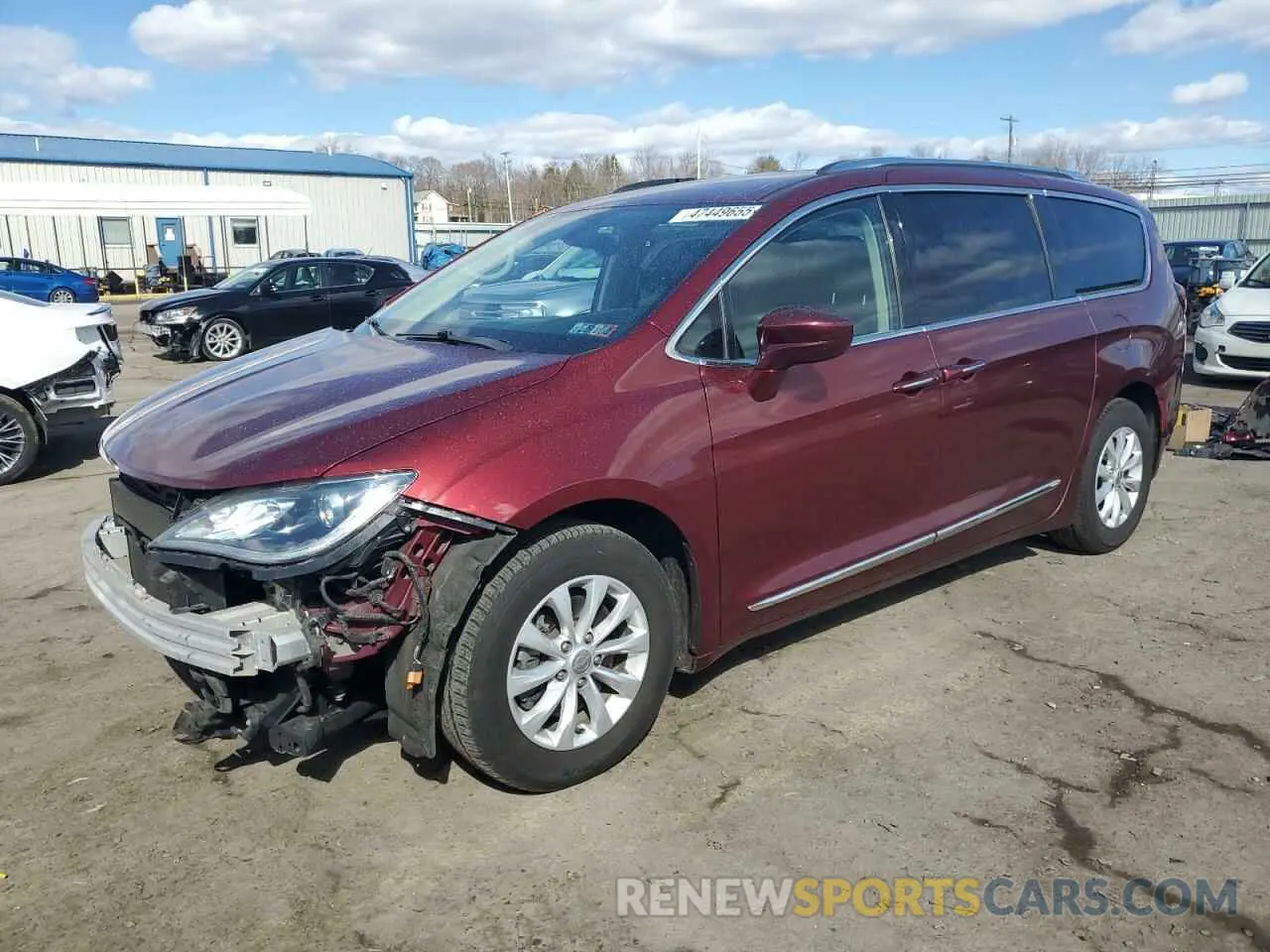 1 Photograph of a damaged car 2C4RC1BG6KR540038 CHRYSLER PACIFICA 2019
