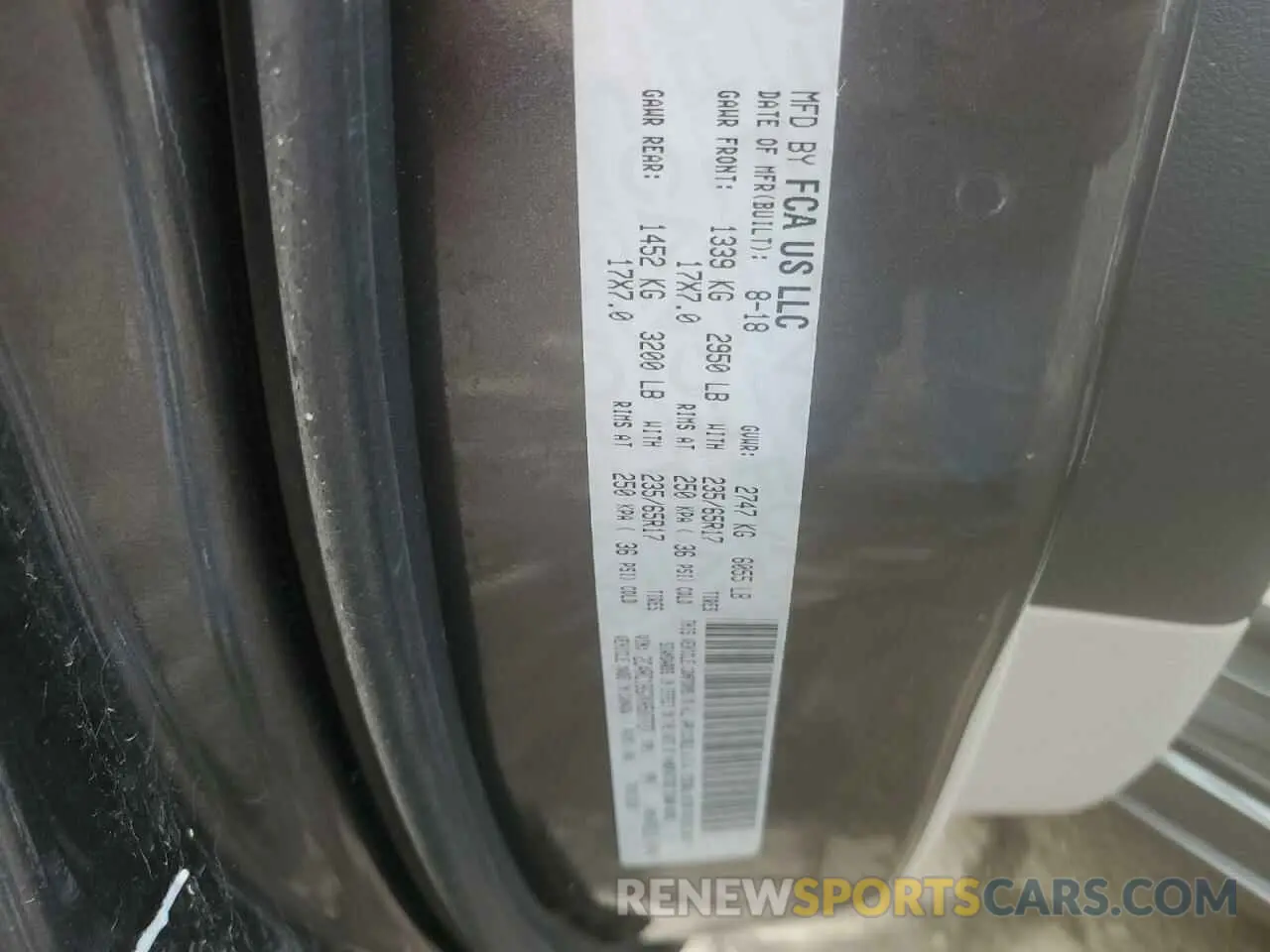 15 Photograph of a damaged car 2C4RC1BG7KR507727 CHRYSLER PACIFICA 2019